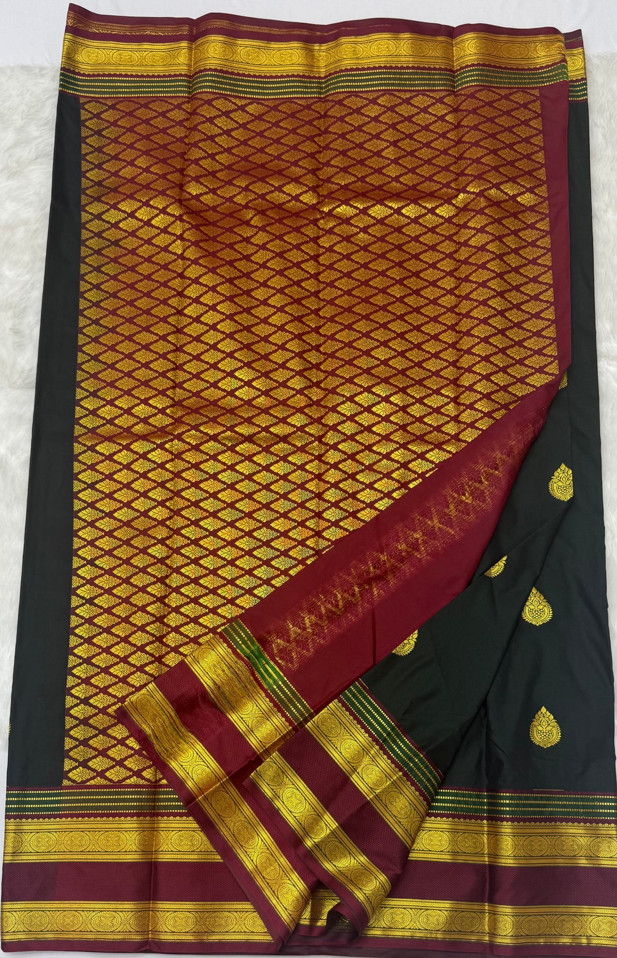 PREMIUM SEMI KANCHI SILK SAREE - SACRAMENTO