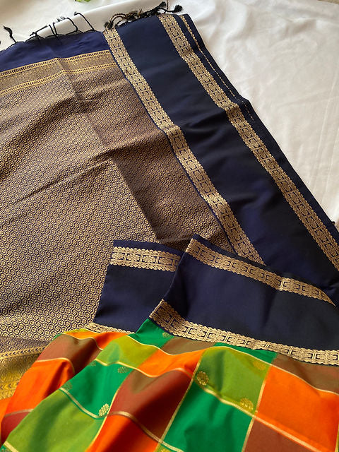 PREMIUM SUNSET GARDEN PAALUM PAZHAMUM SAREE