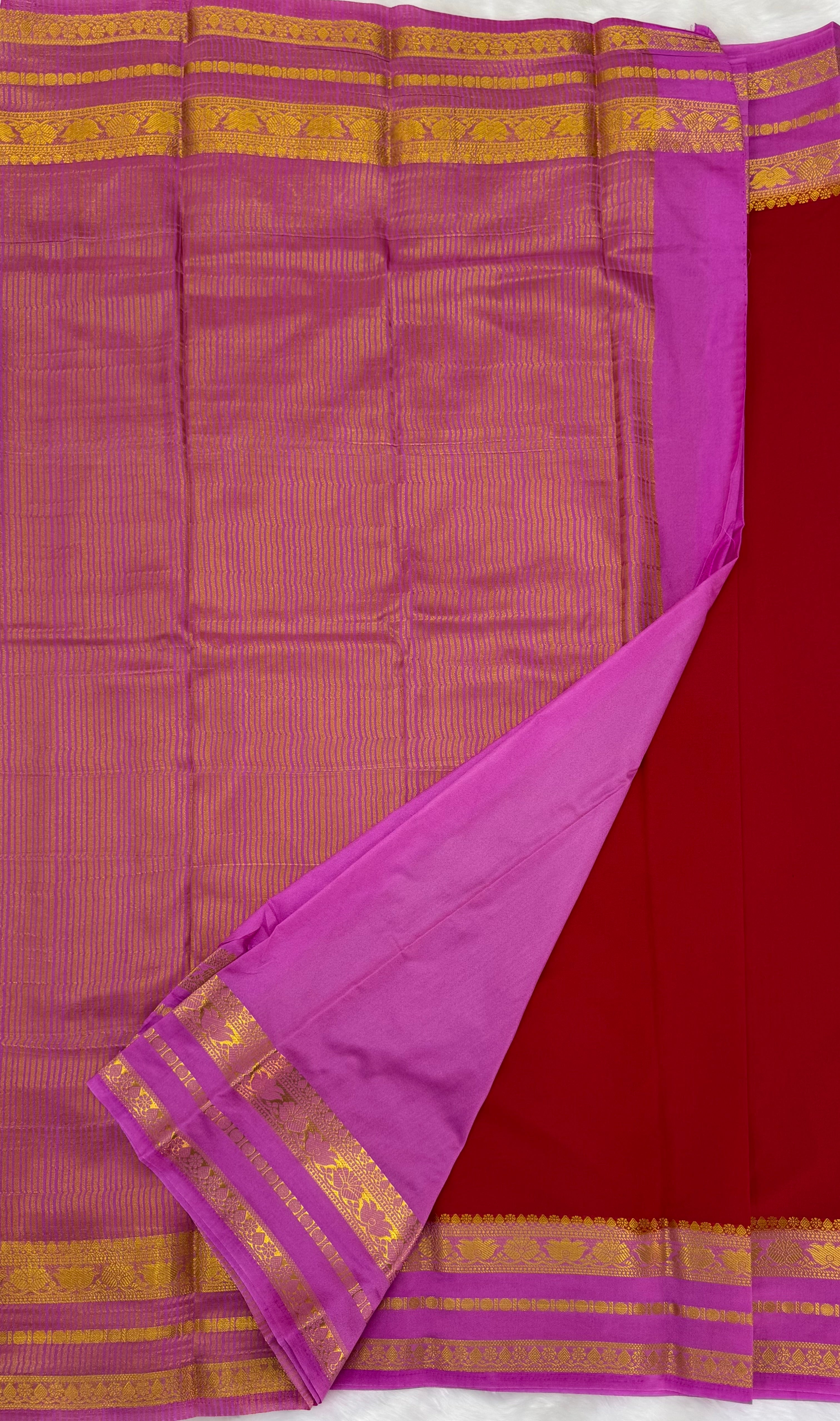 PREMIUM MYSORE SILK SAREE - RED