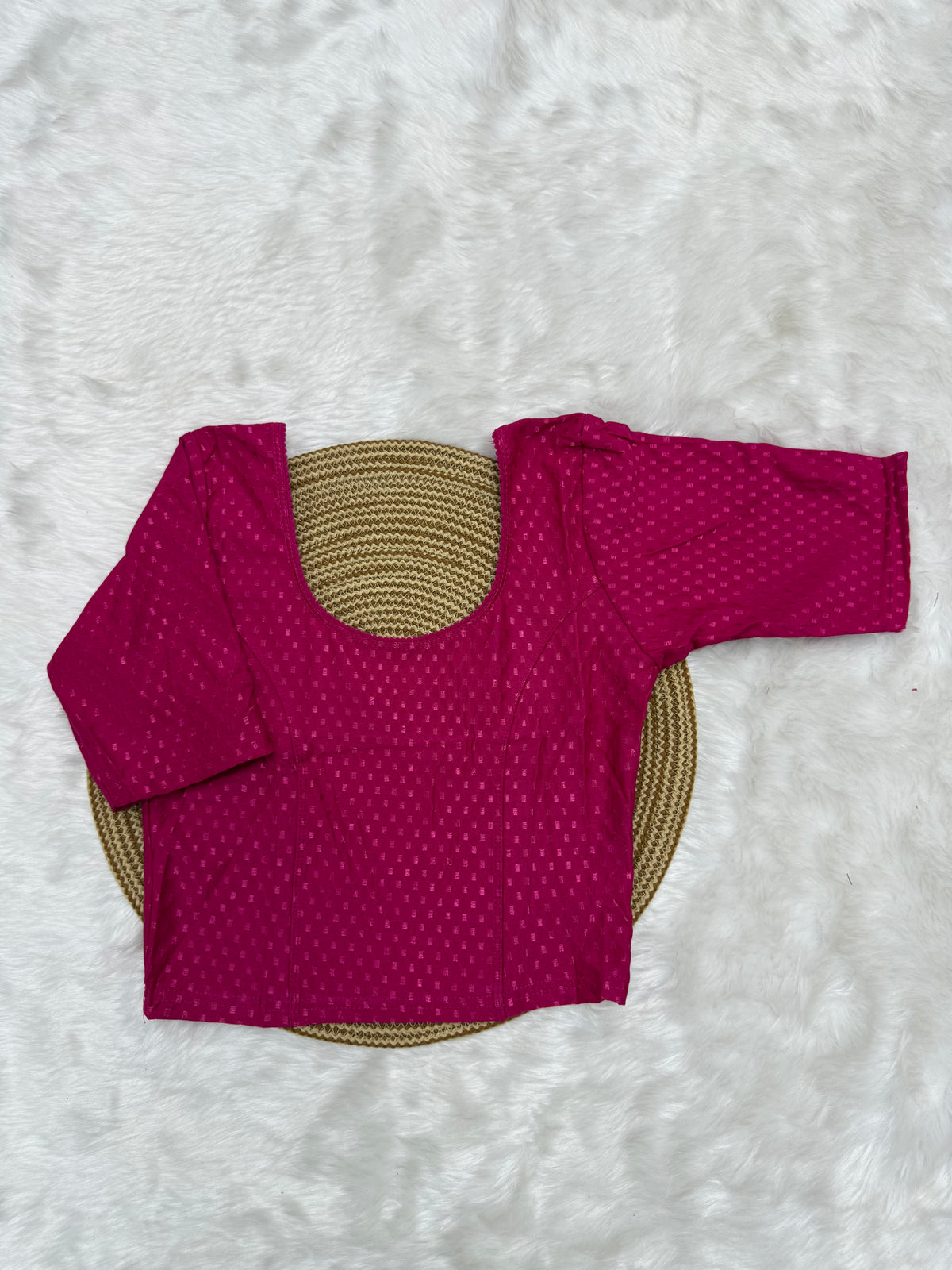DESIGNER STRETCHABLE BLOUSE - PINK