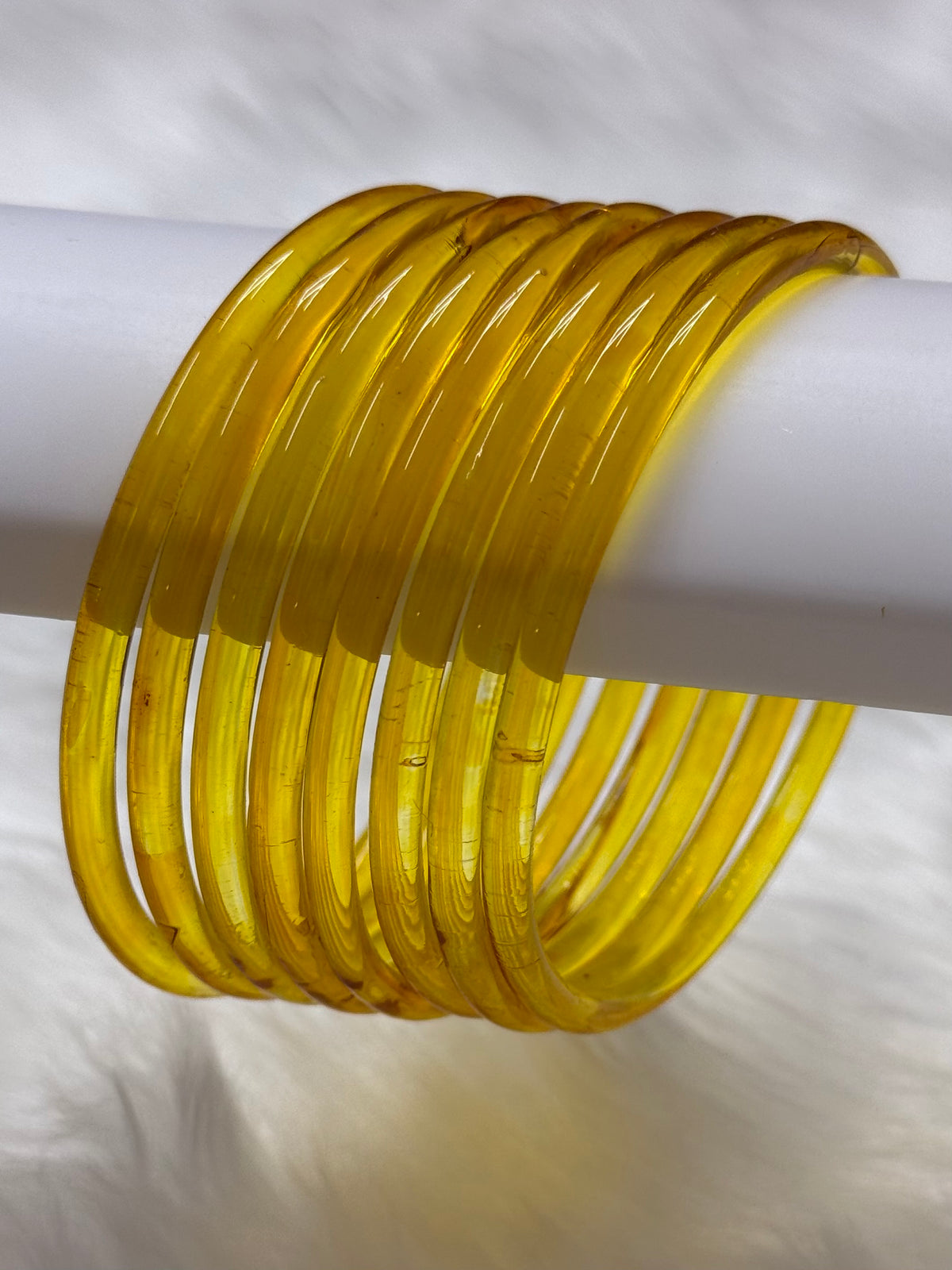 TRENDING JELLY GLASS BANGLES PACK OF 10