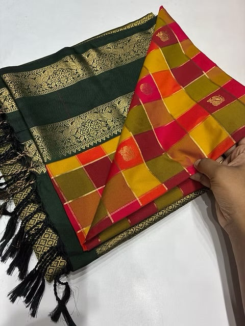PREMIUM SUNSET HUES PAALUM PAZHAMUM SAREE