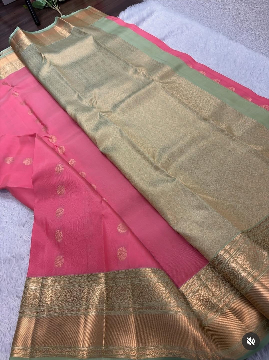 KANCHIPURAM PURE SILK SAREE | SILKMARK® CERTIFIED - ROSE