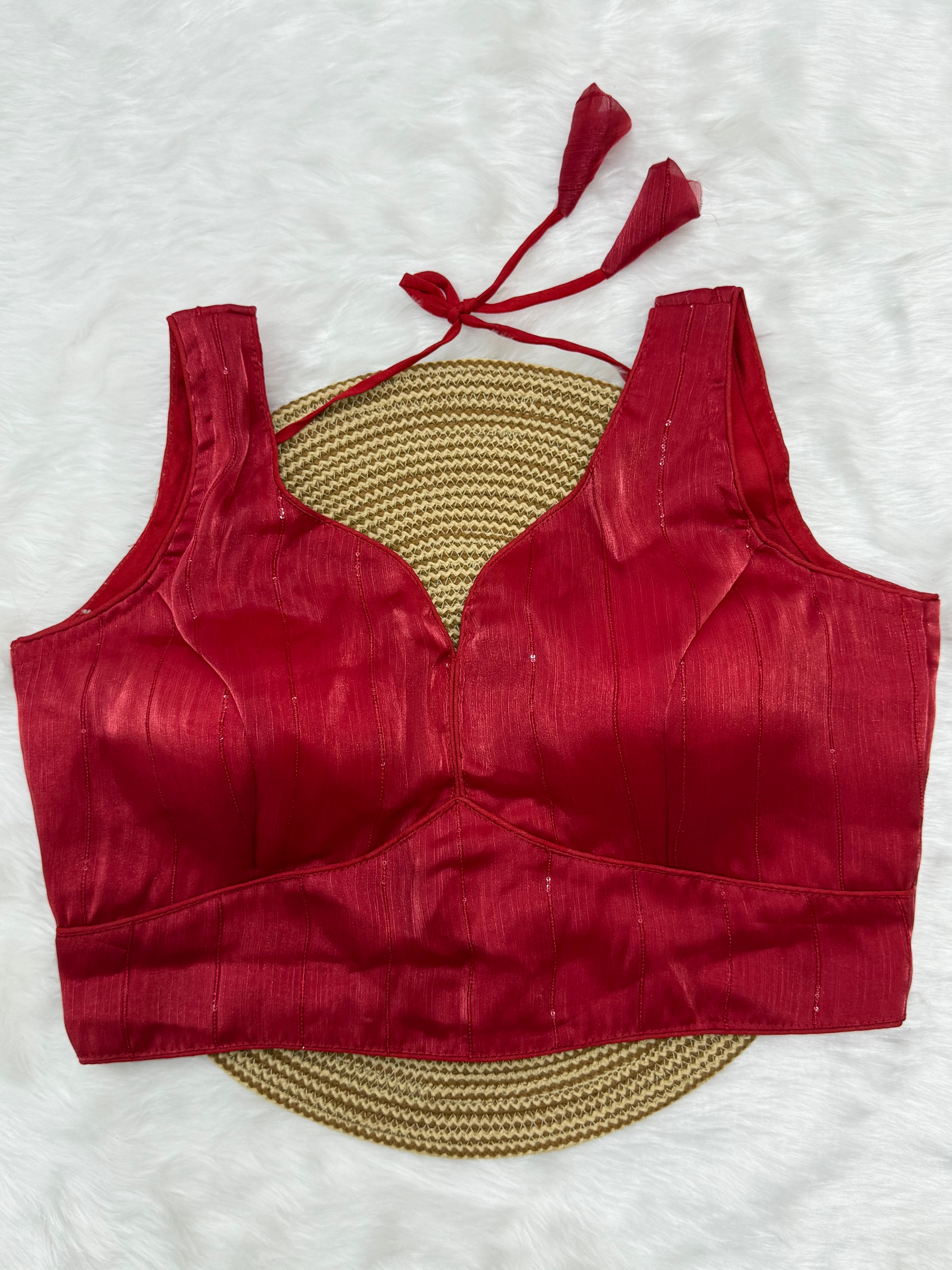 FANCY READYMADE SLEEVELESS BLOUSE