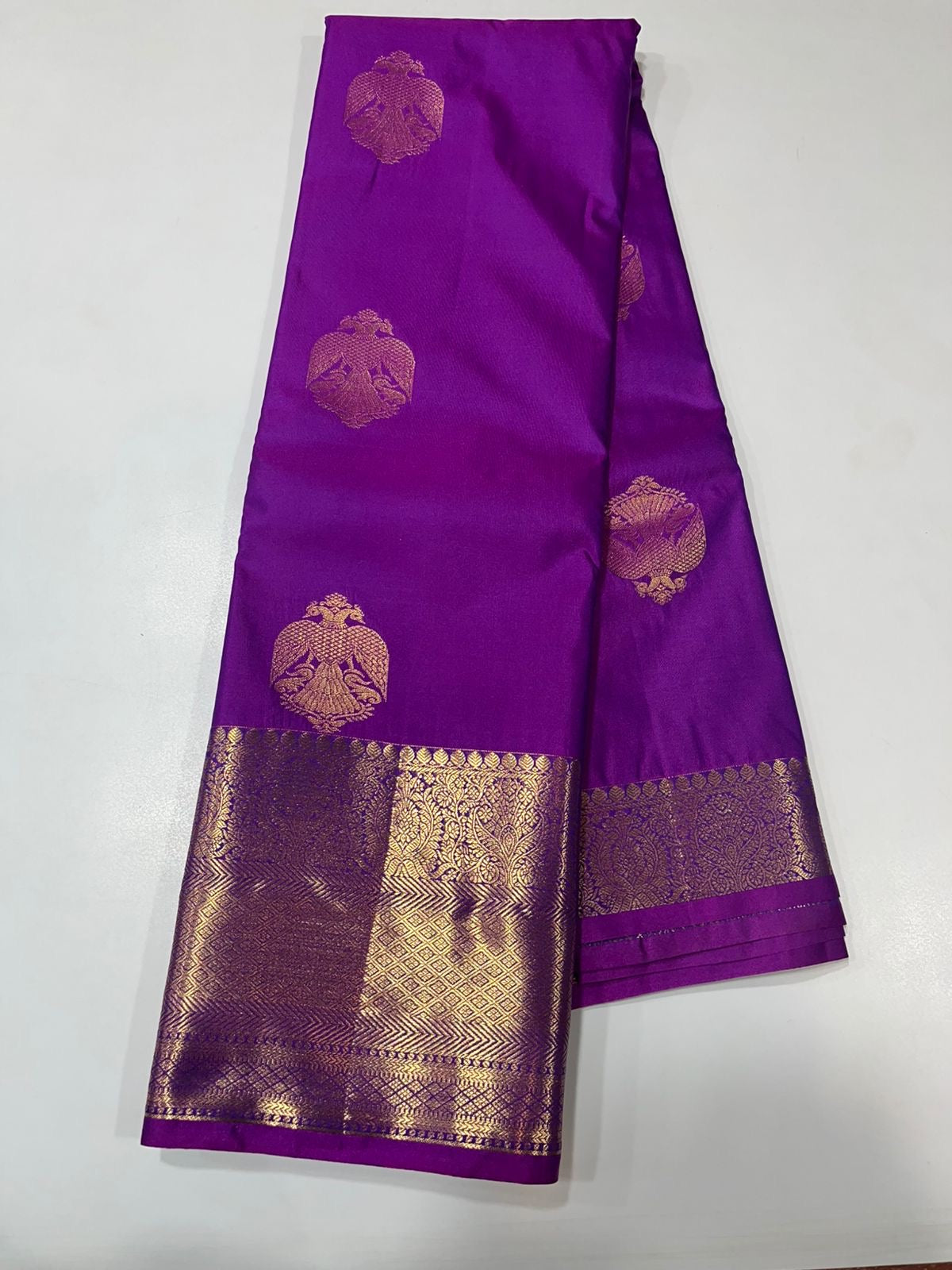 PREMIUM SEMI KANCHI SILK SAREE - PHLOX