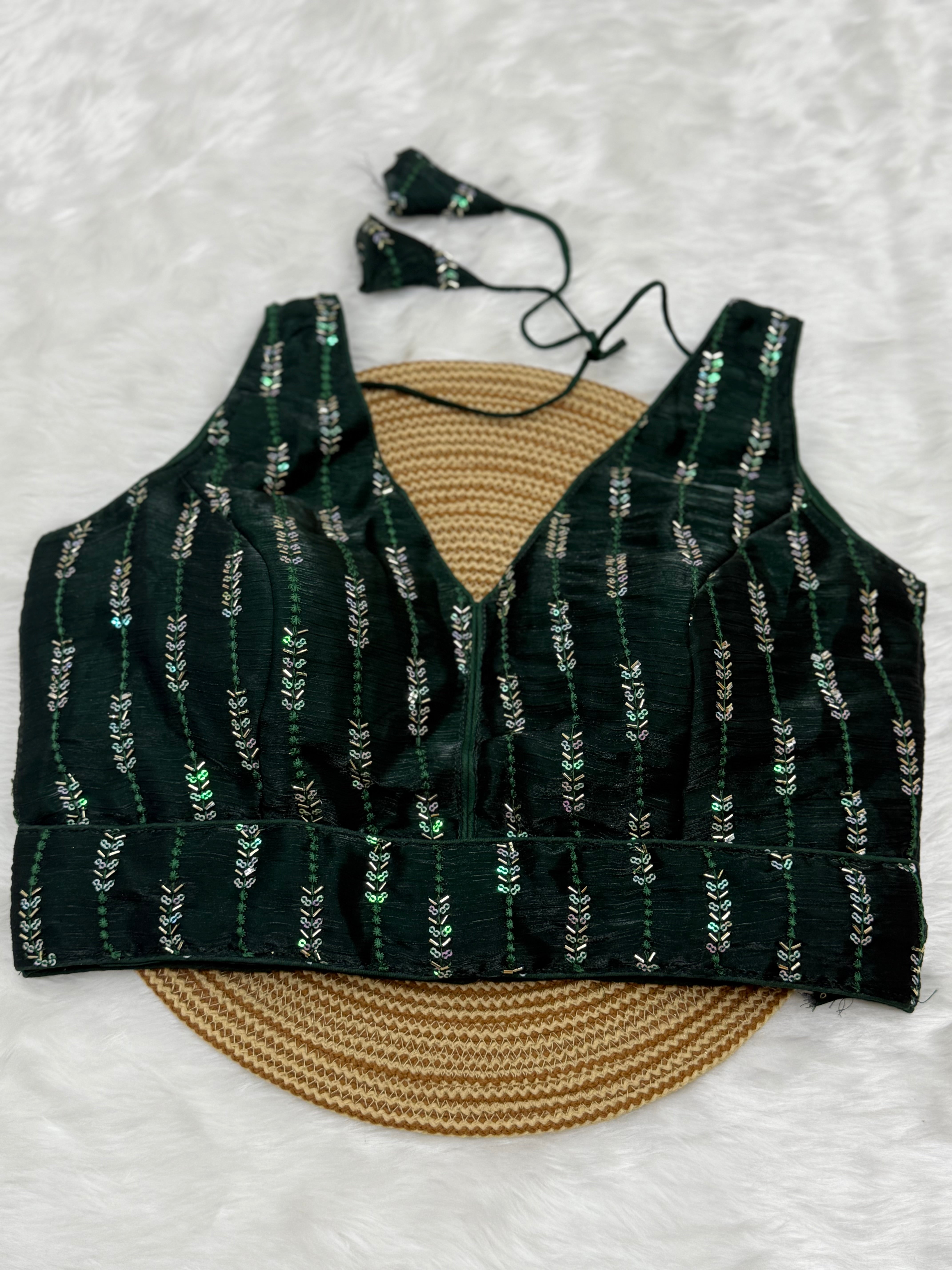 FANCY READYMADE SLEEVELESS BLOUSE