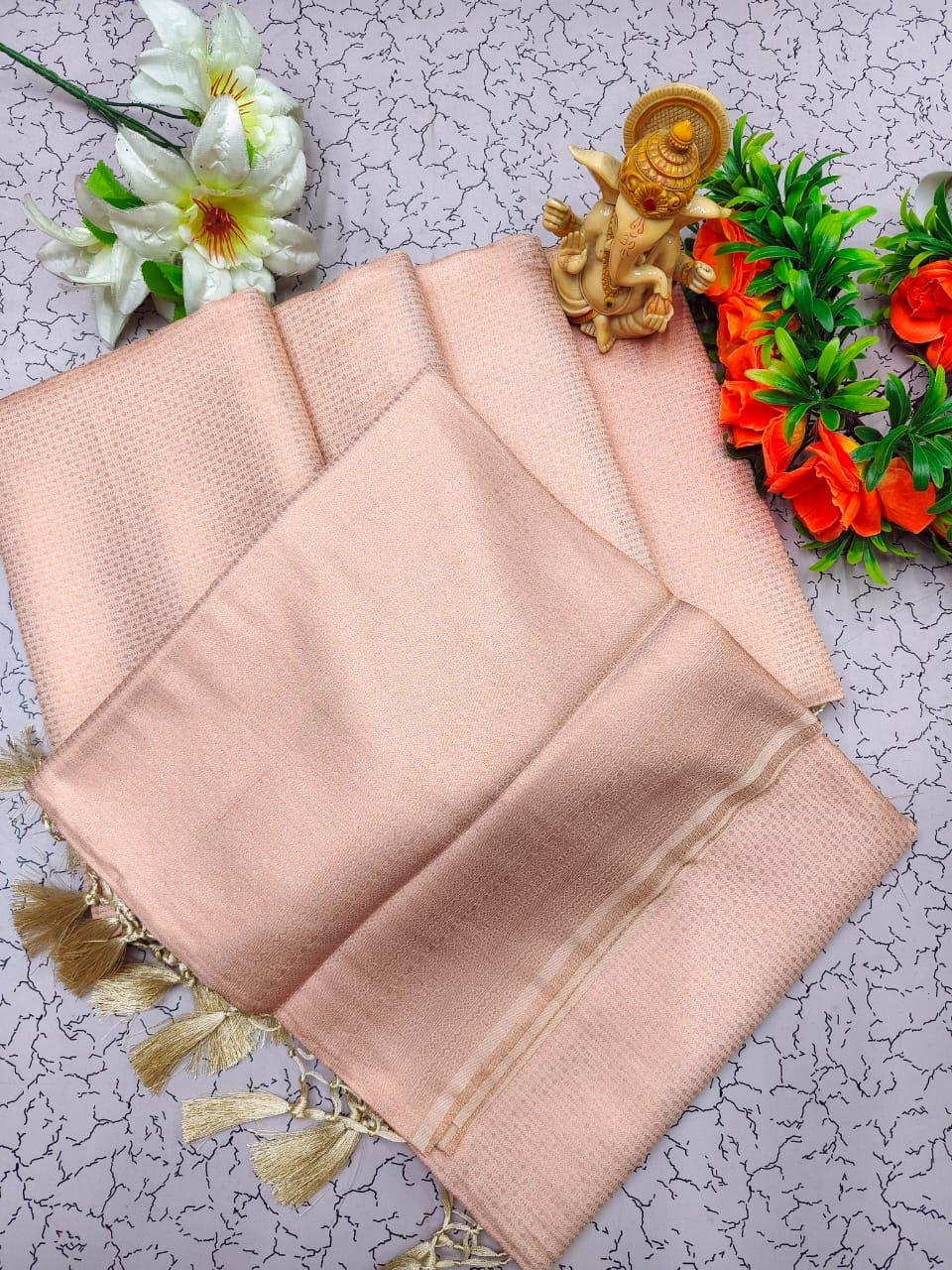 PREMIUM KUBERA PATTU SILK SAREE - CREAM