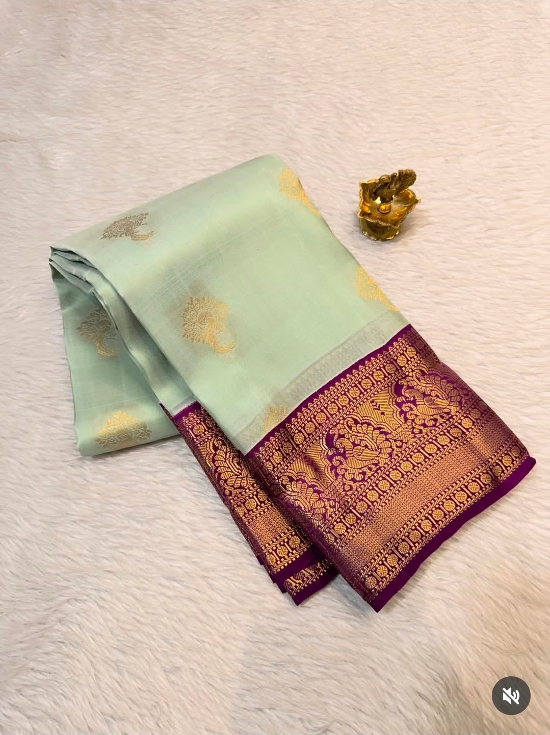 KANCHIPURAM PURE SILK SAREE | SILKMARK® CERTIFIED - PISTA REEN