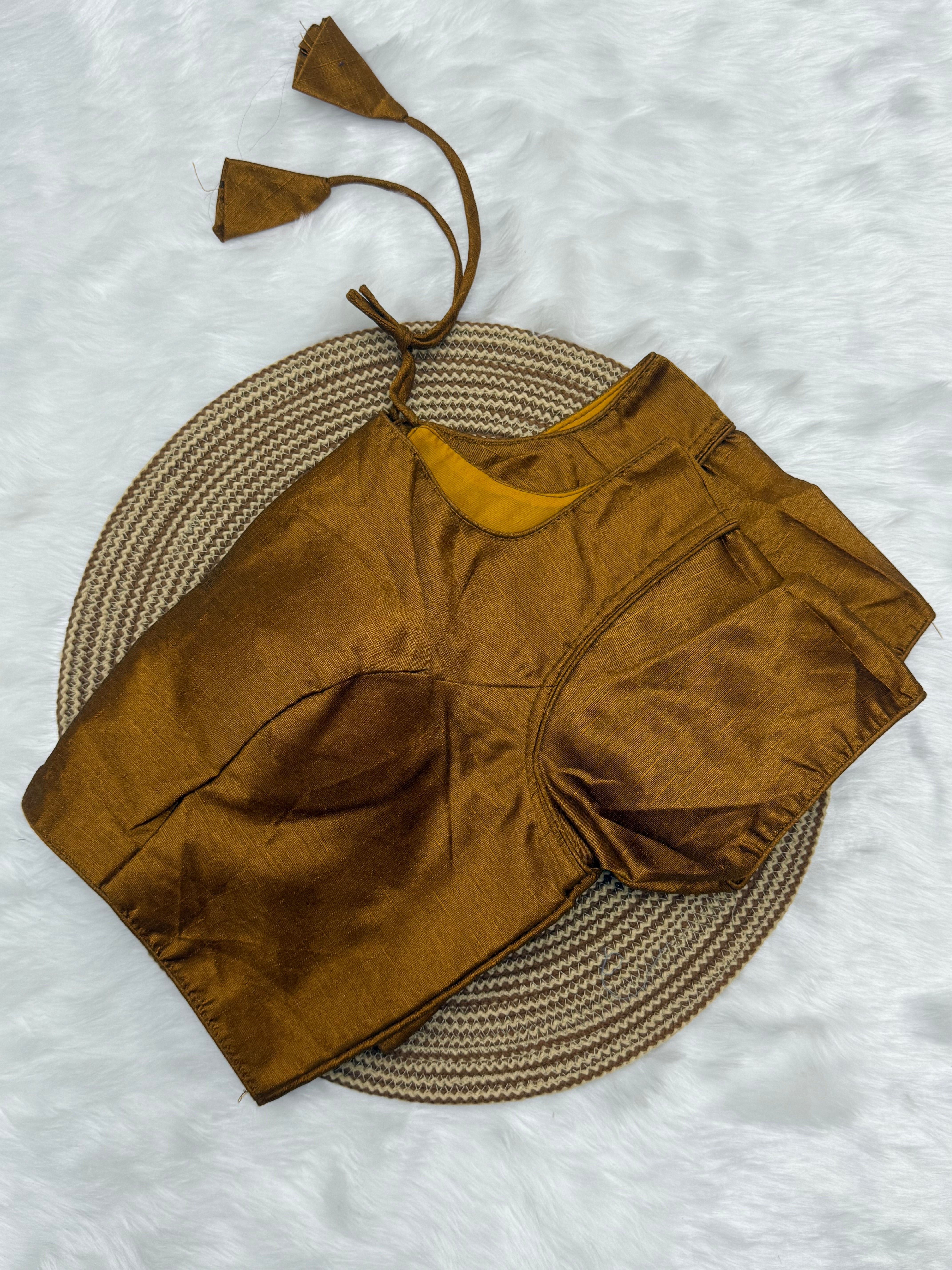 PLAIN READYMADE SAREE BLOUSE