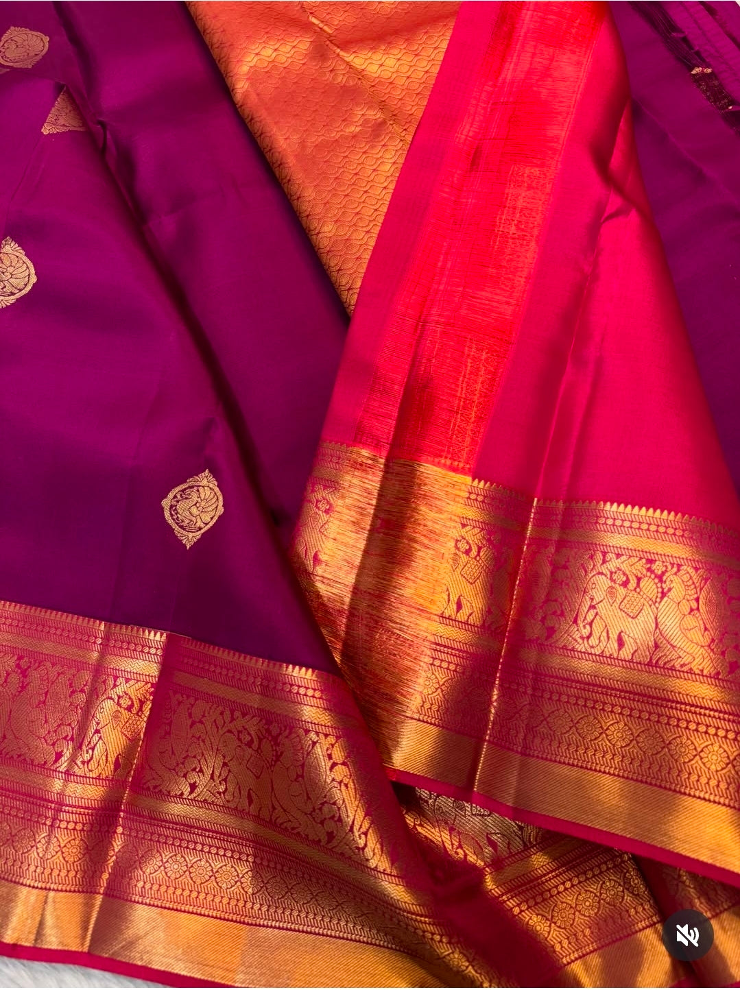 KANCHIPURAM PURE SILK SAREE | SILKMARK® CERTIFIED - DEEP PURPLE