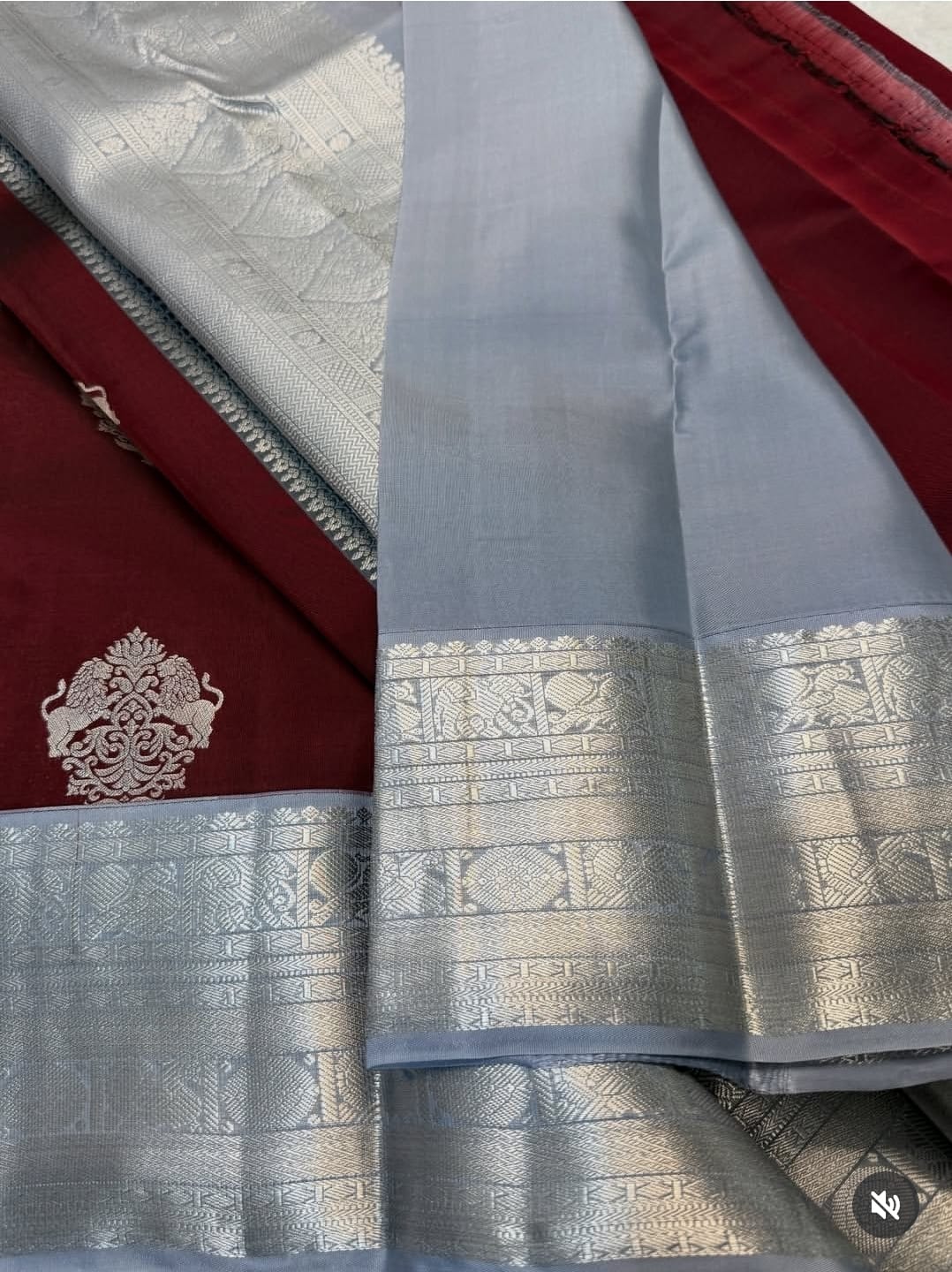 KANCHIPURAM PURE SILK SAREE | SILKMARK® CERTIFIED - HICKORY