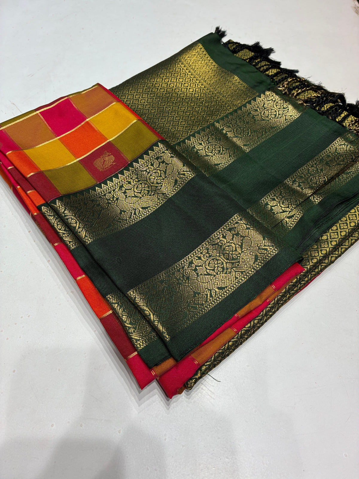 PREMIUM SUNSET HUES PAALUM PAZHAMUM SAREE