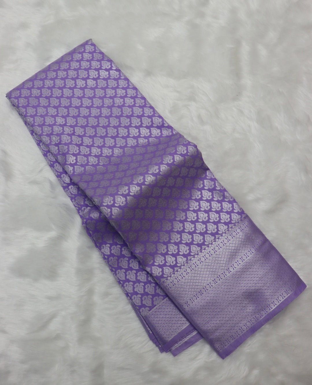 PREMIUM SEMI KANCHI SILK SAREE - LAVENDER