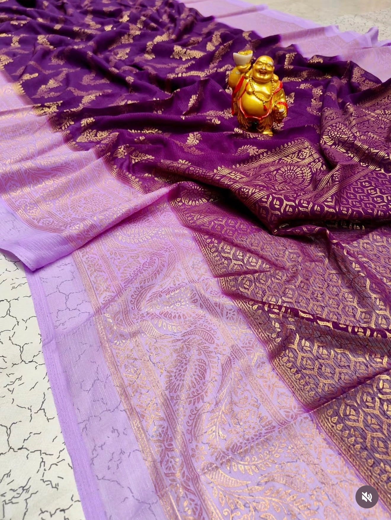 FANCY DOLLA SILK SAREE - PURPLE