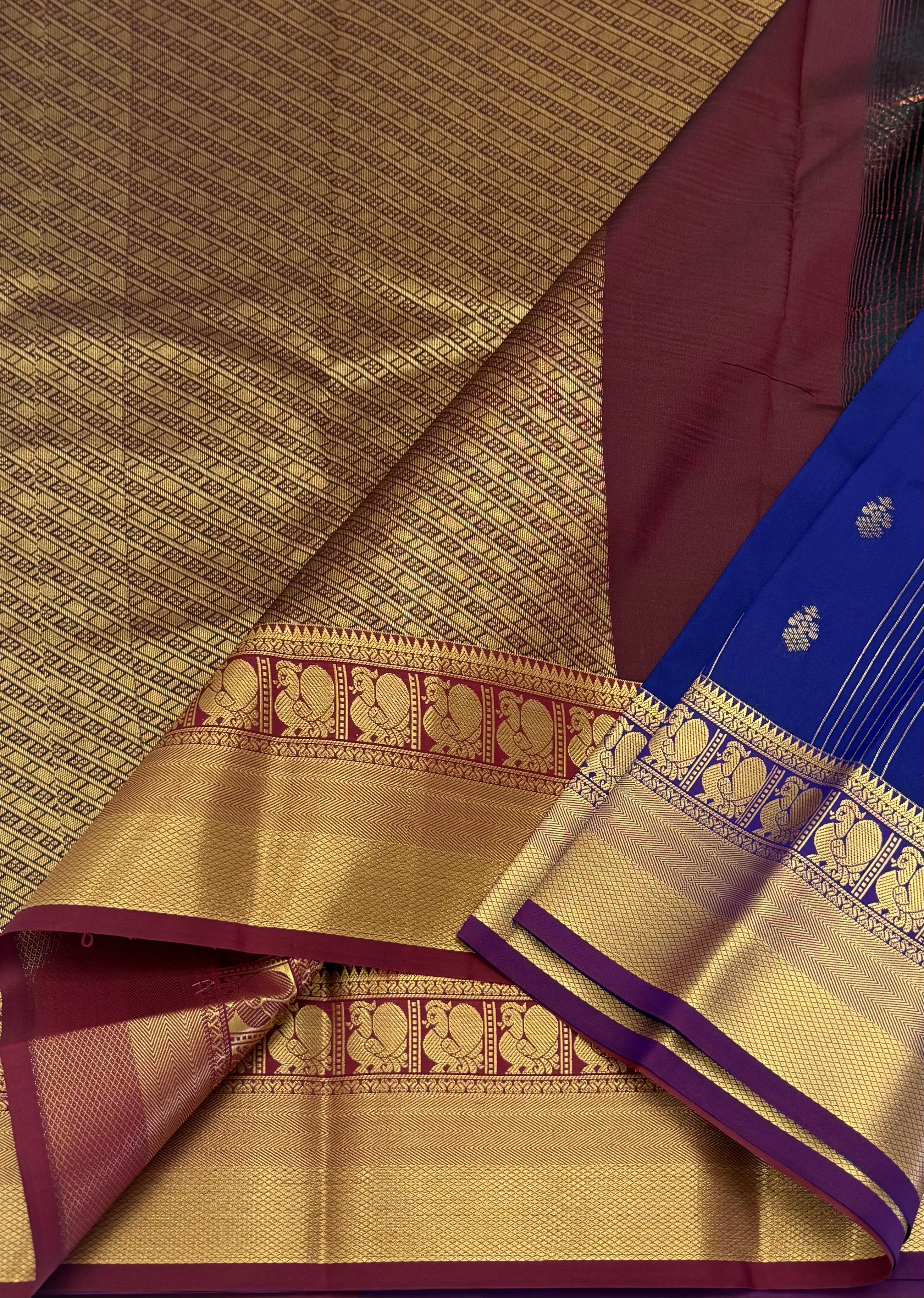 KARUNYA'S SPECIAL SOFT SILK SAREE - BERRY