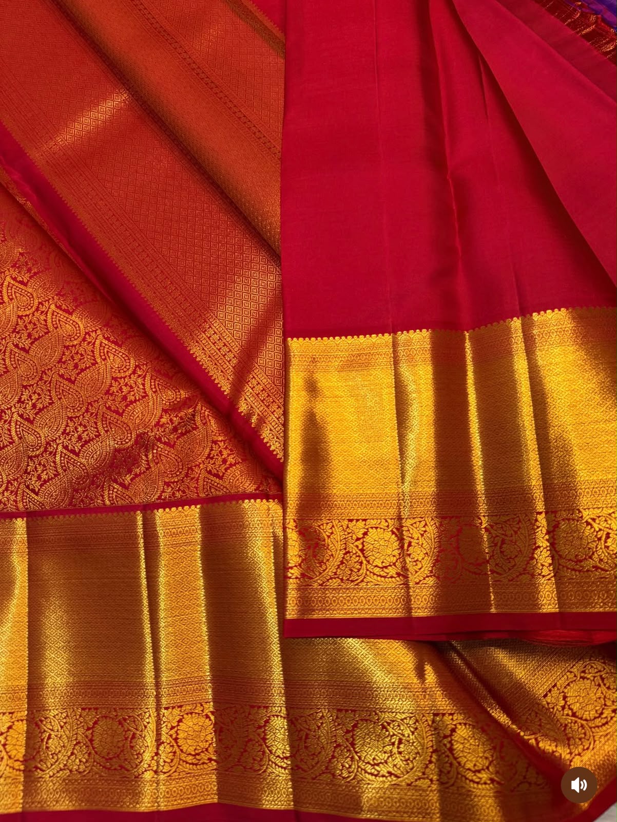 KANCHIPURAM PURE SILK SAREE | SILKMARK® CERTIFIED - RED