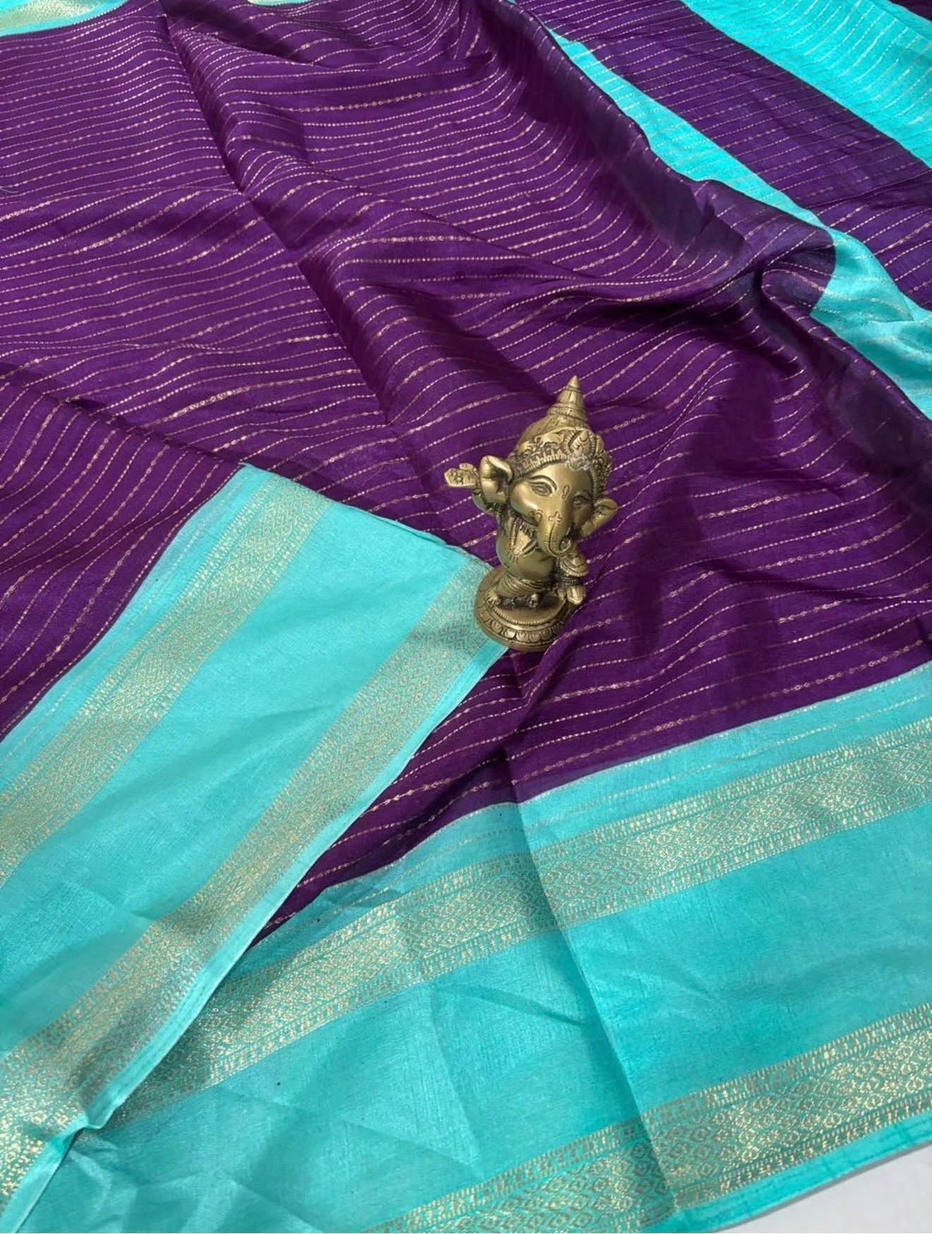 FANCY MYSORE SILK SAREES - VIOLET