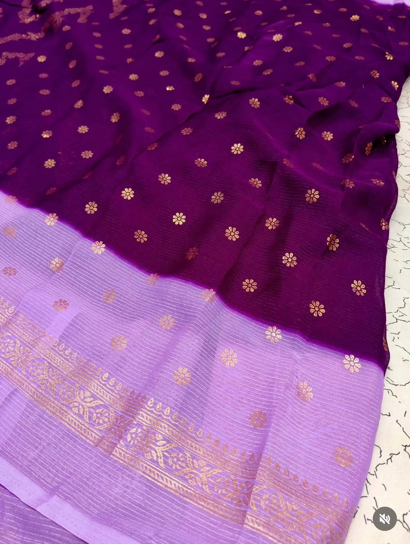 FANCY DOLLA SILK SAREE - PURPLE