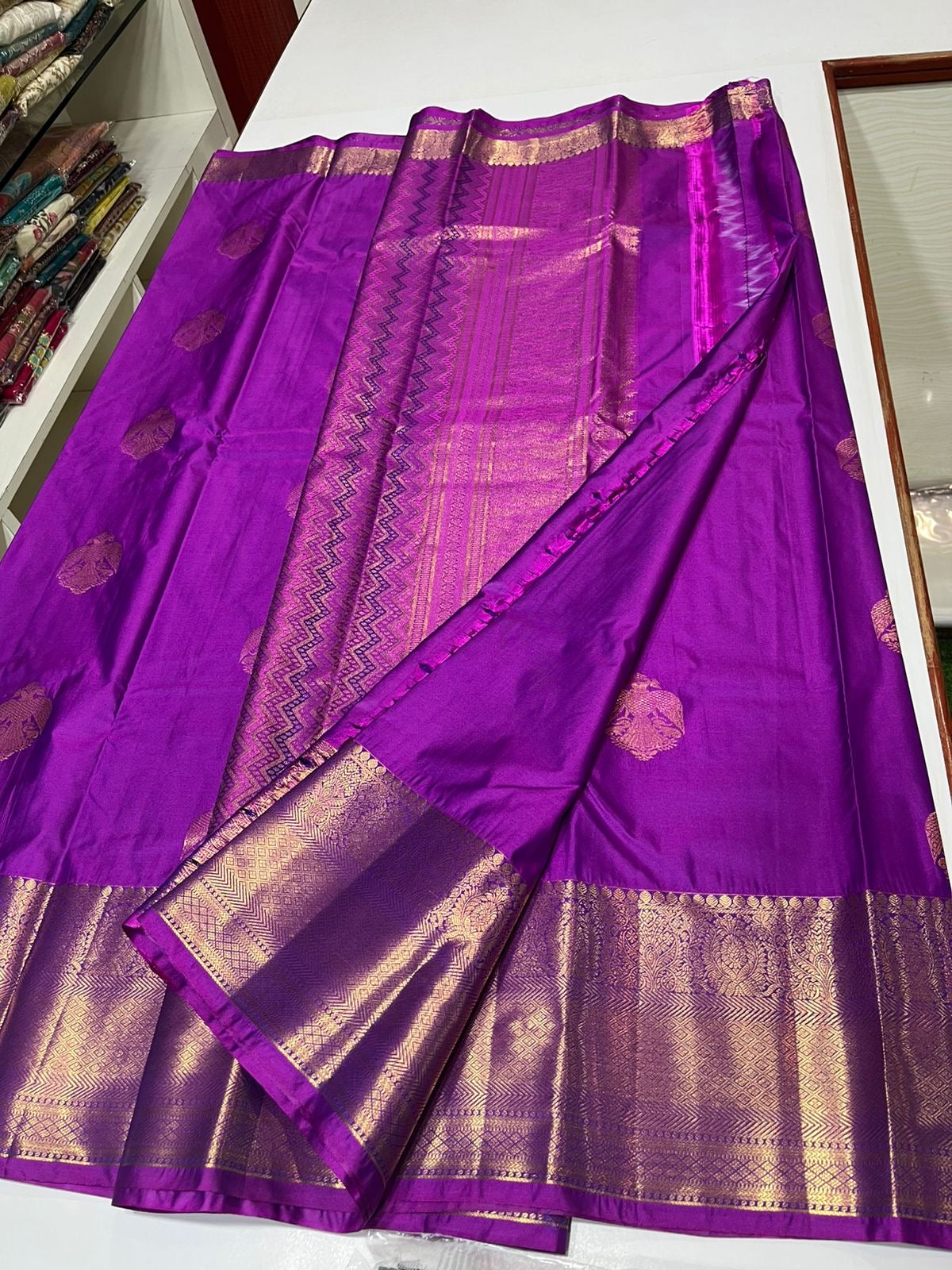 PREMIUM SEMI KANCHI SILK SAREE - PHLOX