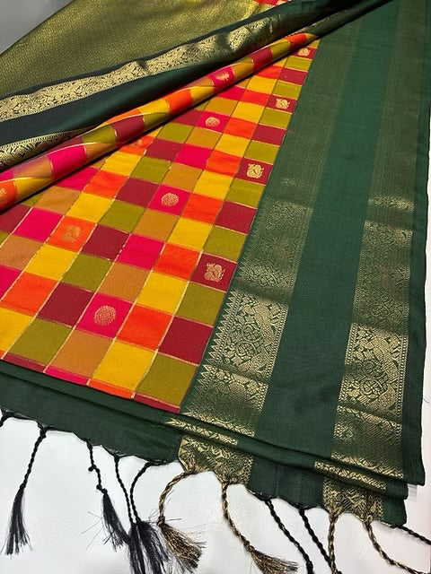 PREMIUM SUNSET HUES PAALUM PAZHAMUM SAREE