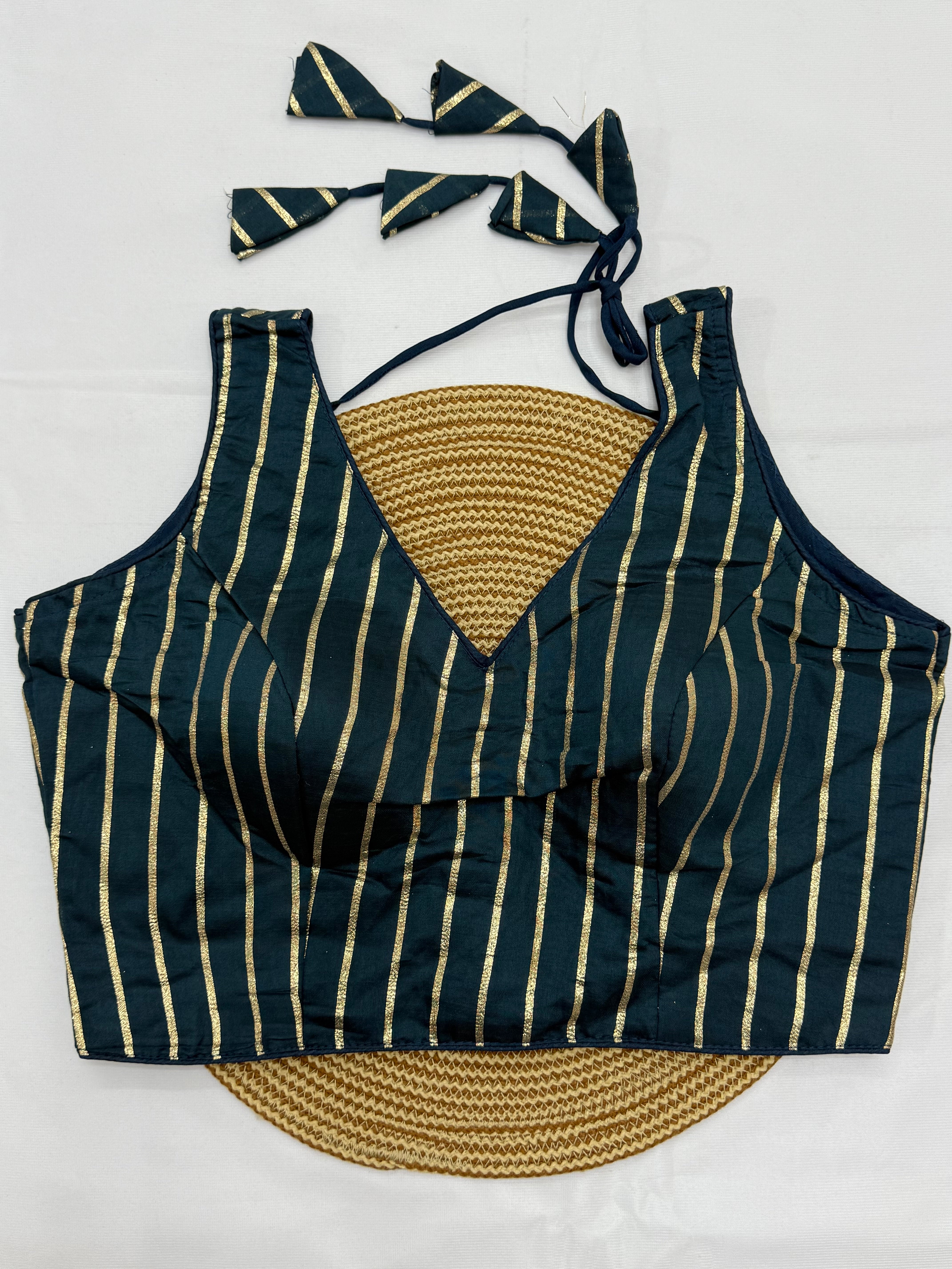 DESIGNER SLEEVELESS READYMADE BLOUSE