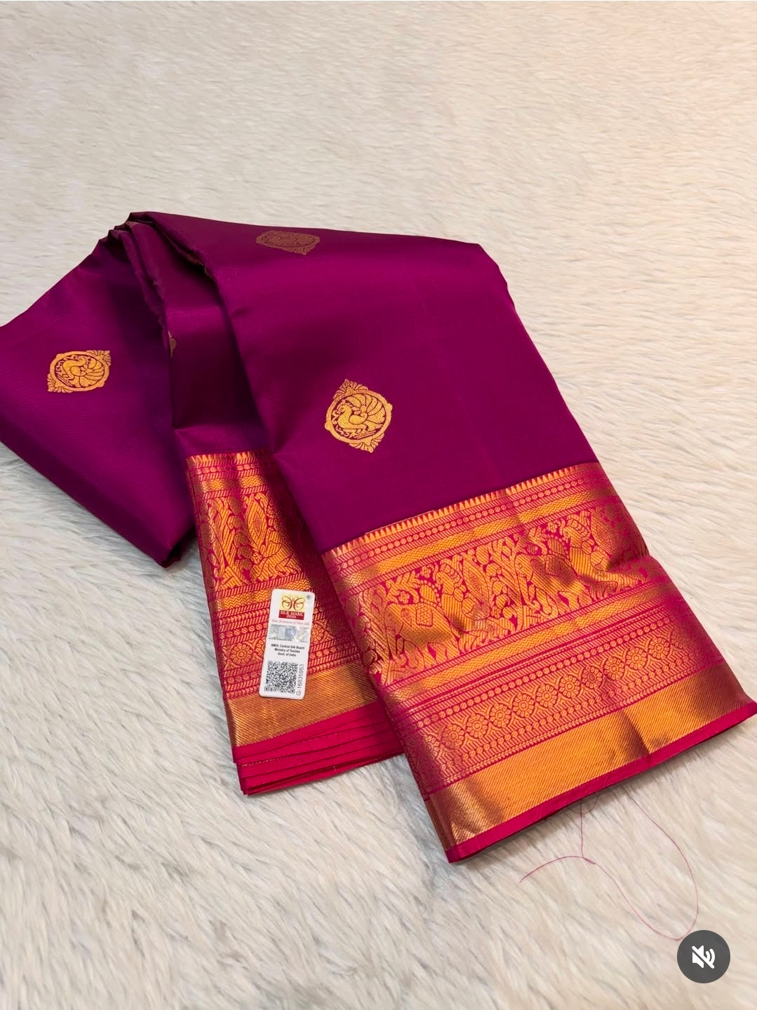 KANCHIPURAM PURE SILK SAREE | SILKMARK® CERTIFIED - DEEP PURPLE