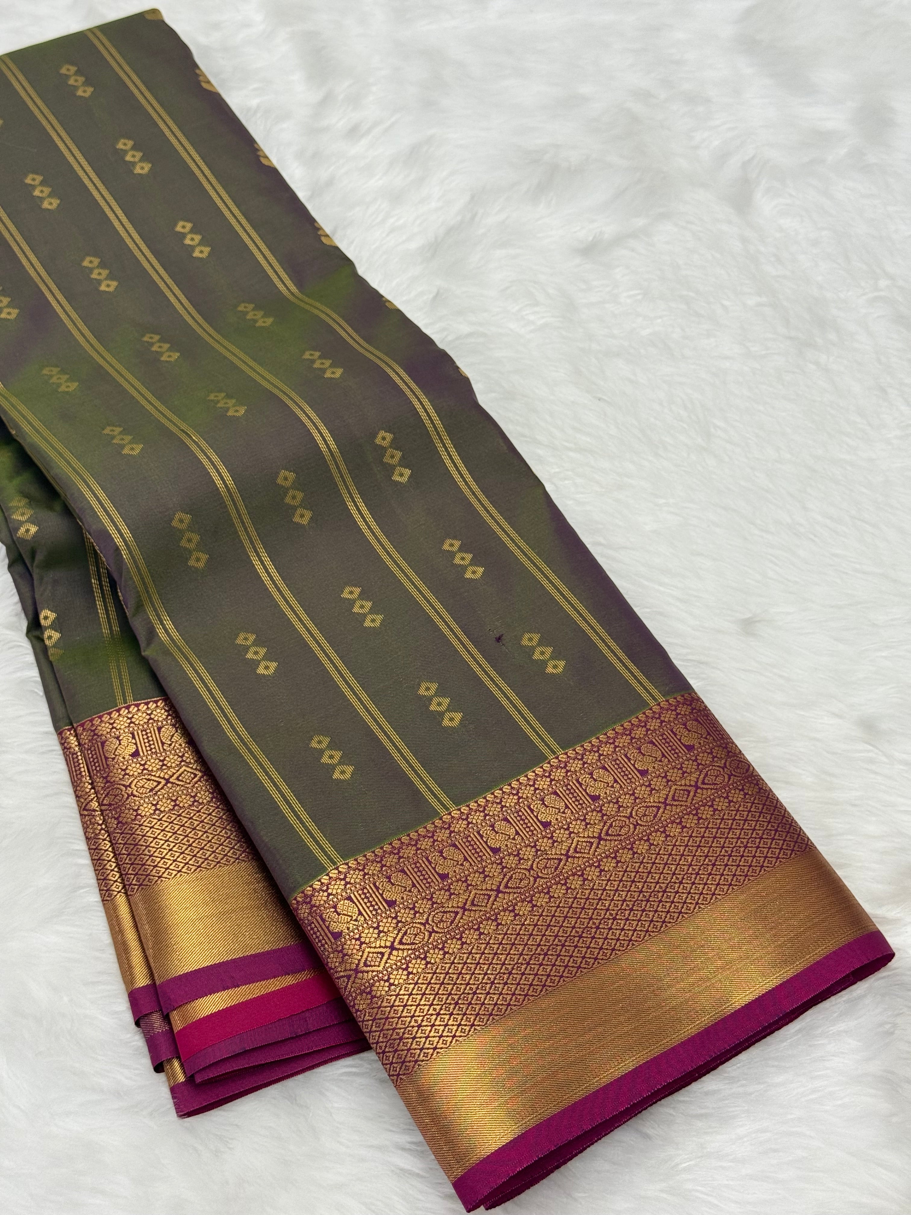 KARUNYA'S SPECIAL SOFT SILK SAREE - WENGE