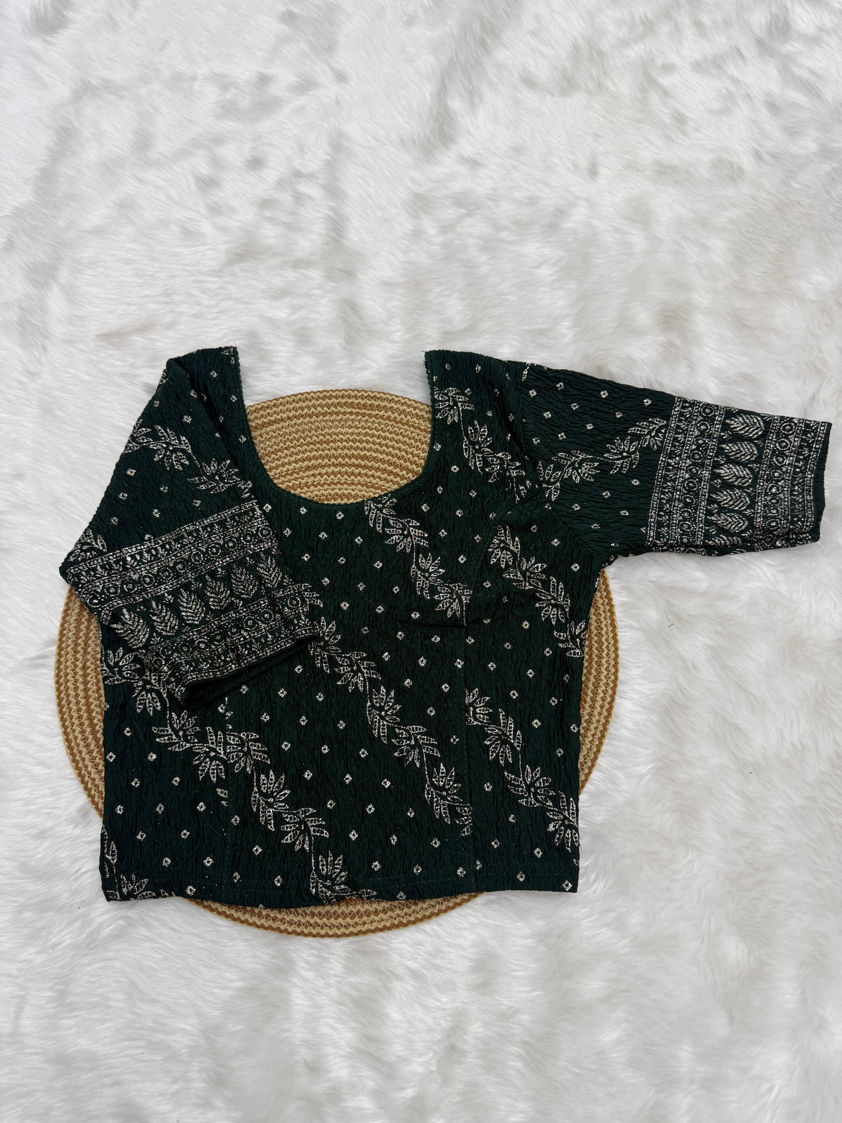 FLORAL PRINTED STRETCHABLE BLOUSE - SACRAMENTO