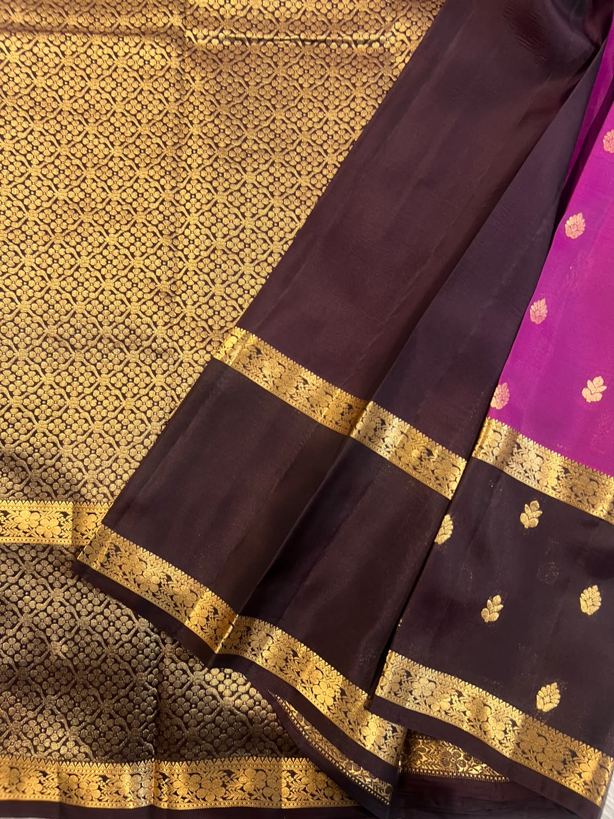 KANCHIPURAM PURE SILK SAREE | SILKMARK® CERTIFIED - VIOLET
