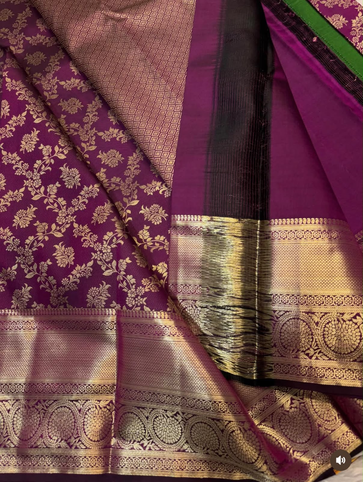 KANCHIPURAM PURE SILK SAREE | SILKMARK® CERTIFIED - JAVA PLUM