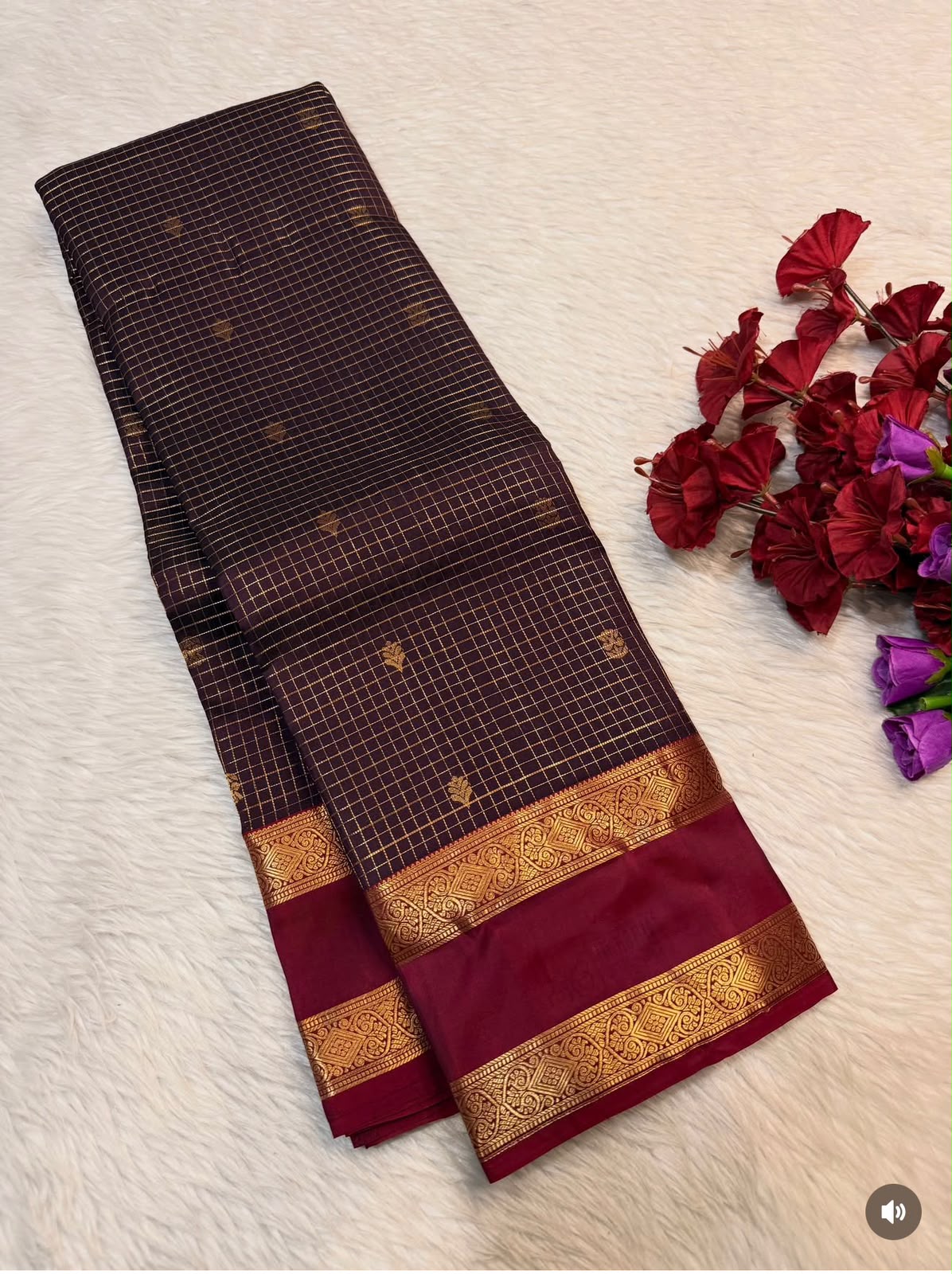 KANCHIPURAM PURE SILK SAREE | SILKMARK® CERTIFIED - DEEP PURPLE