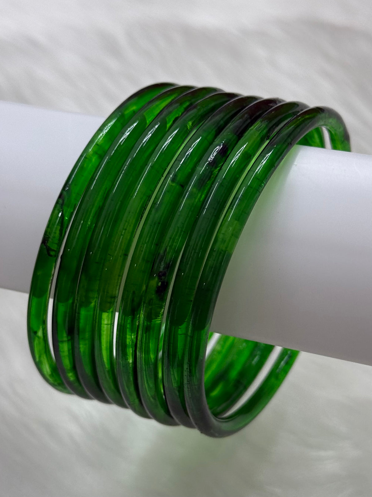 TRENDING JELLY GLASS BANGLES PACK OF 10