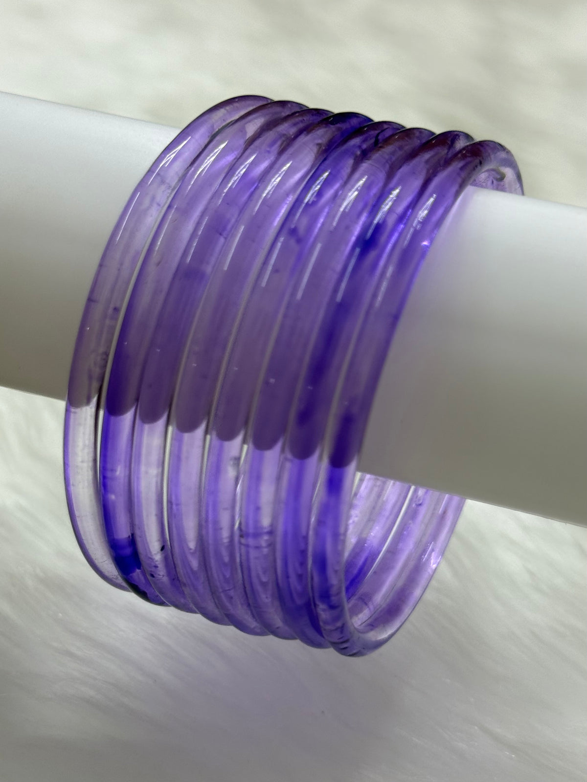 TRENDING JELLY GLASS BANGLES PACK OF 10
