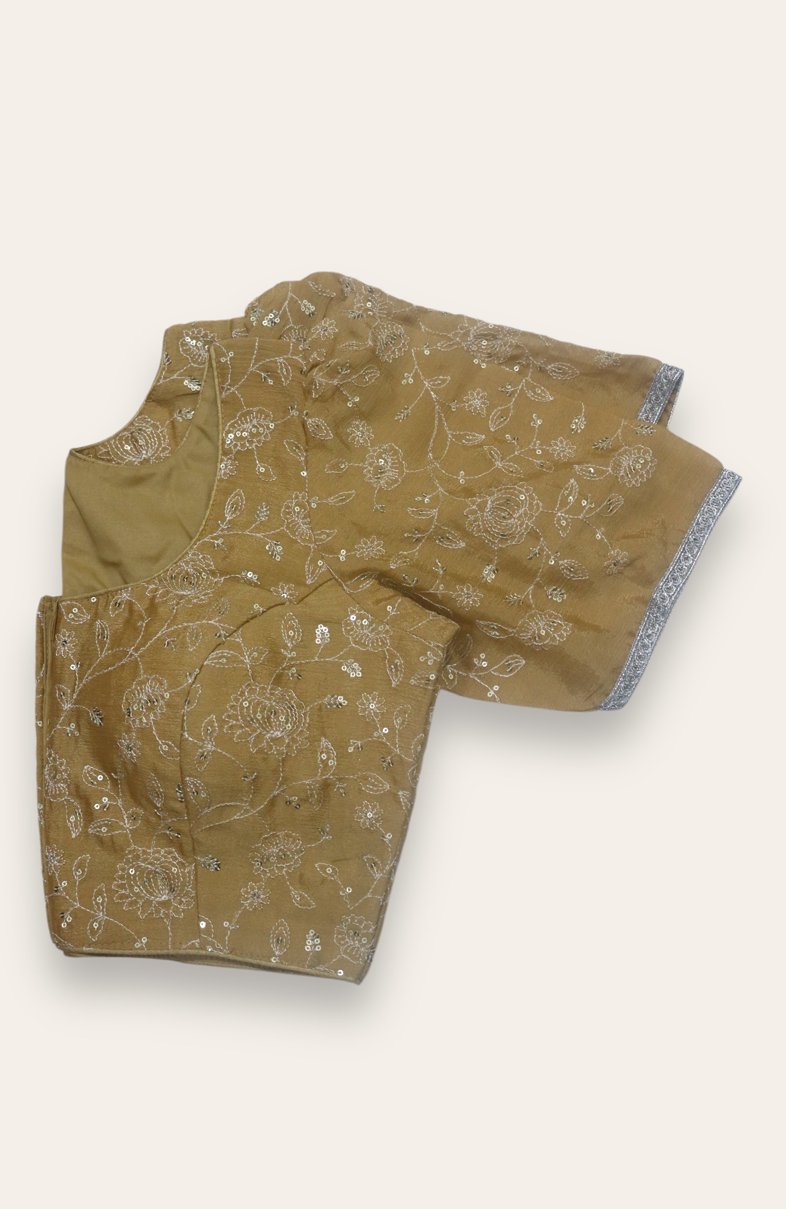 FANCY READYMADE BLOUSE - CREAM