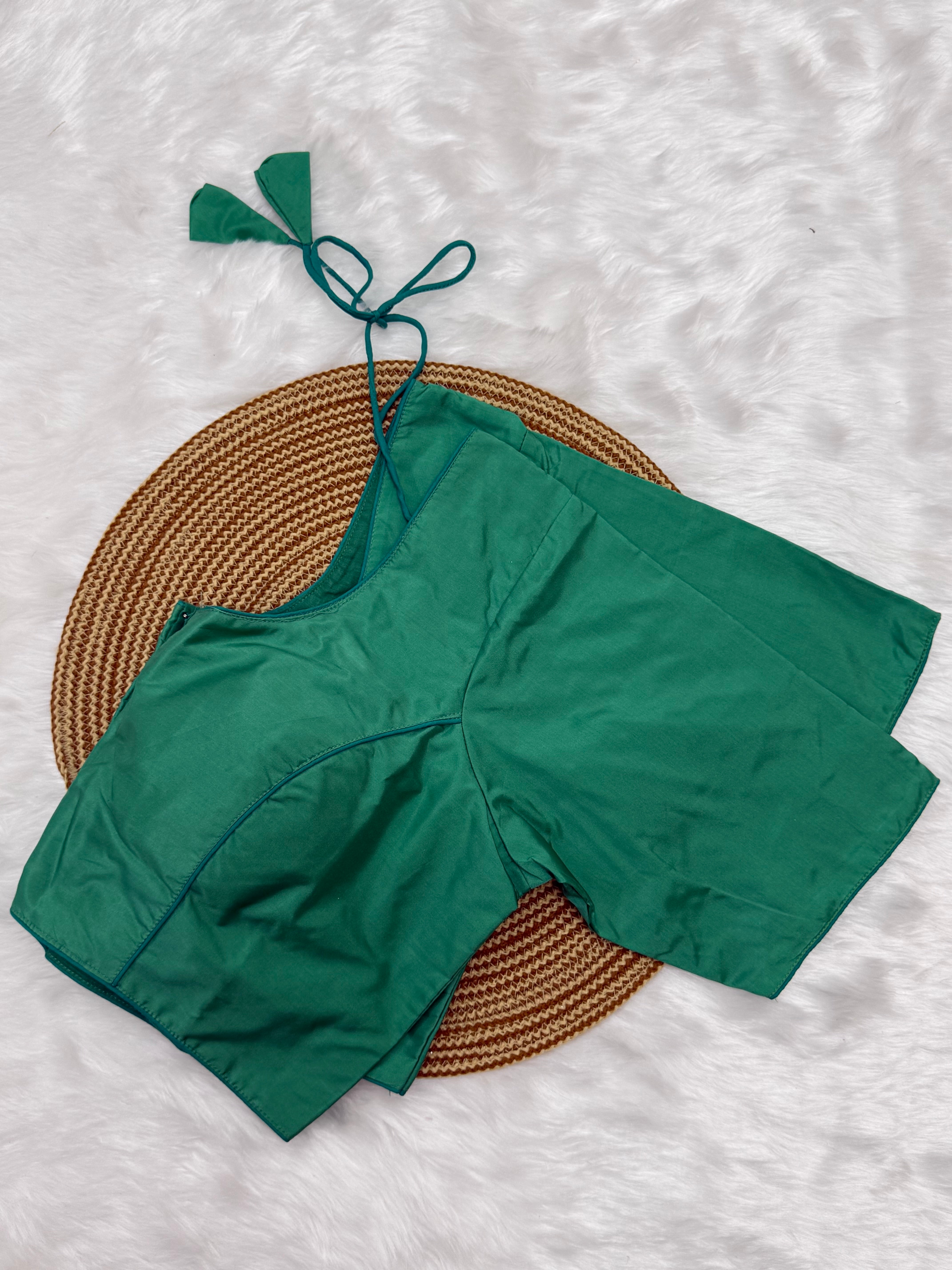 PLAIN READYMADE SAREE BLOUSE