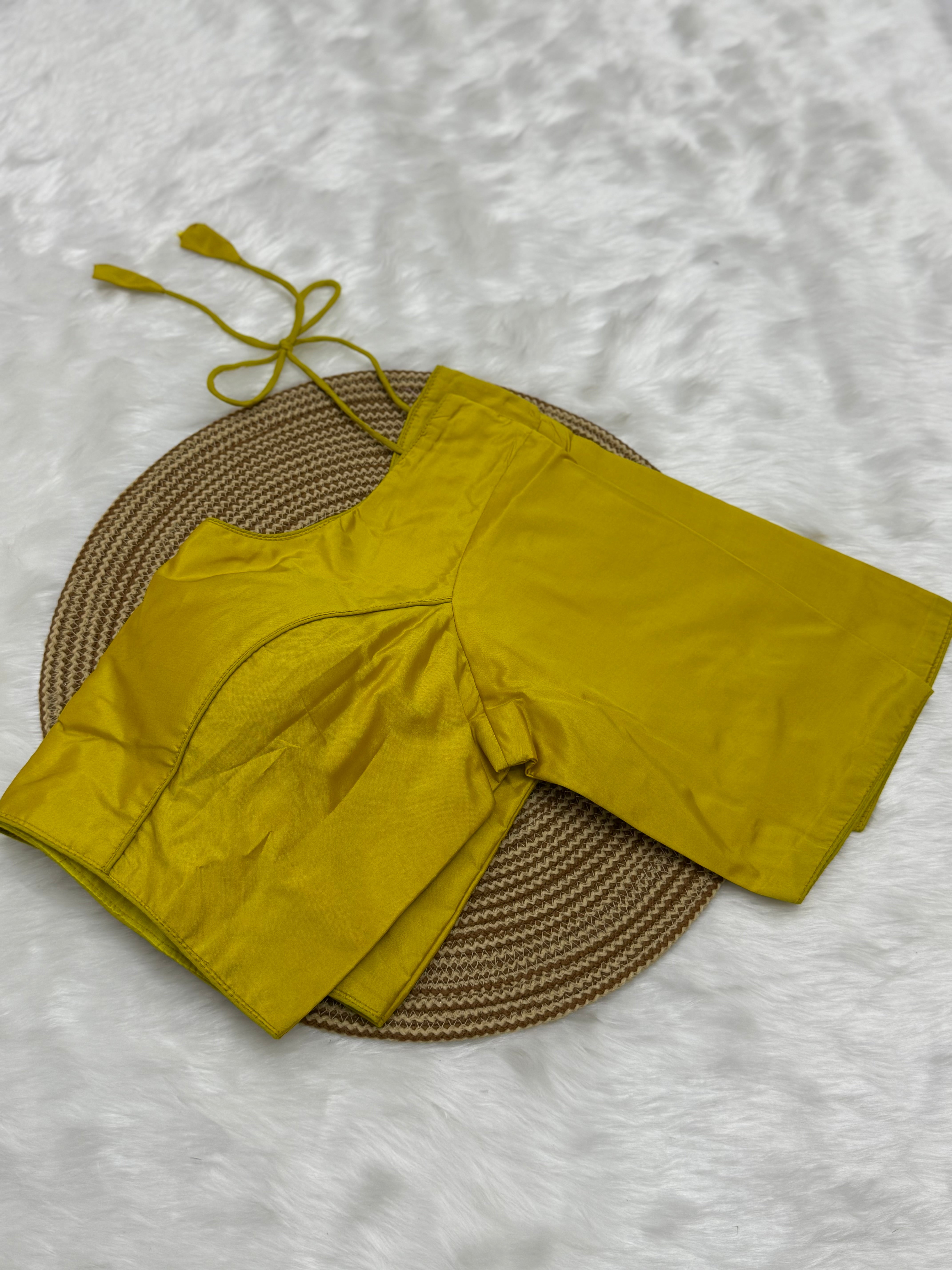 PLAIN READYMADE SAREE BLOUSE