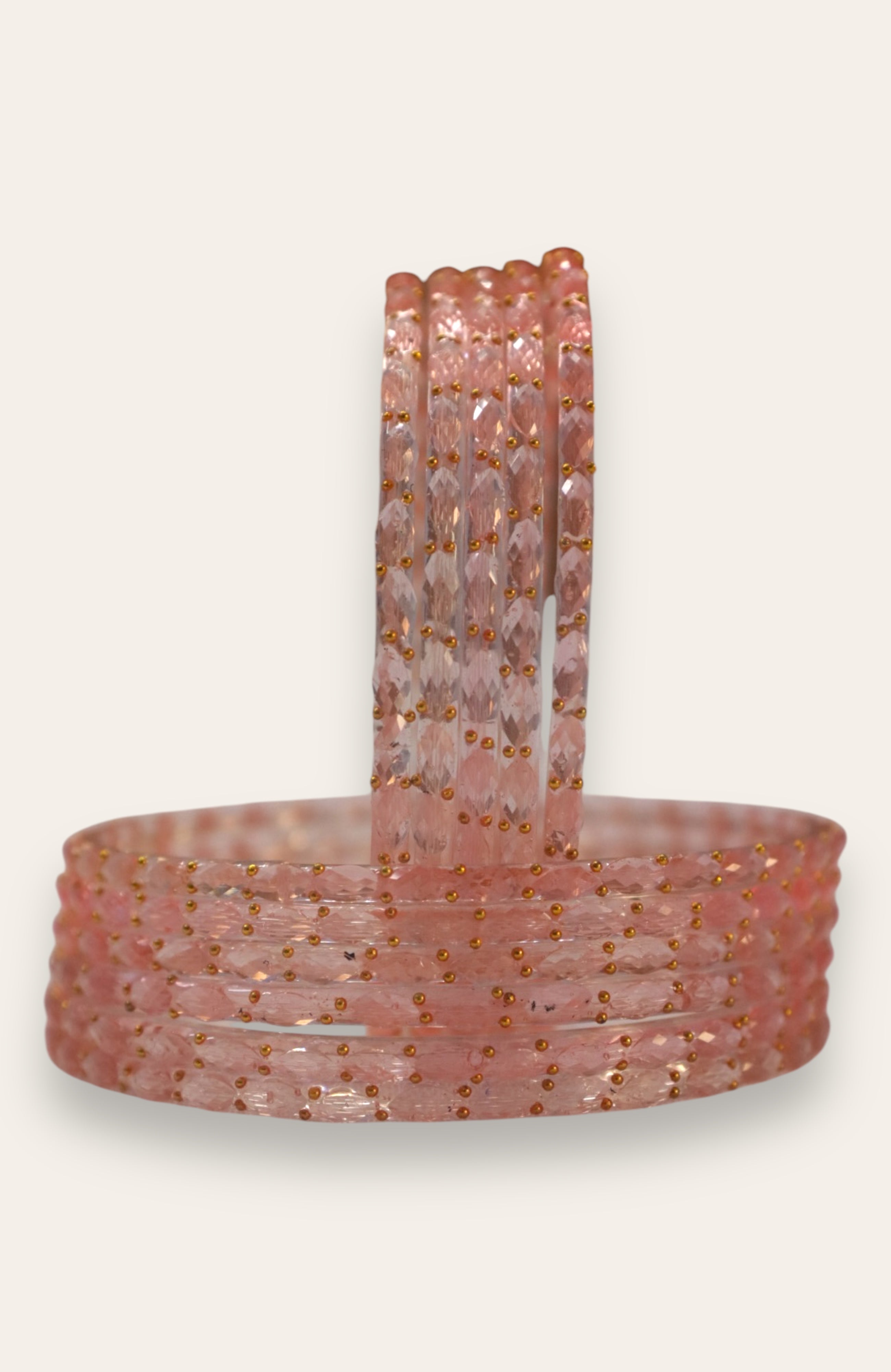 RAINDROP GLASS BANGLES PACK OF 12
