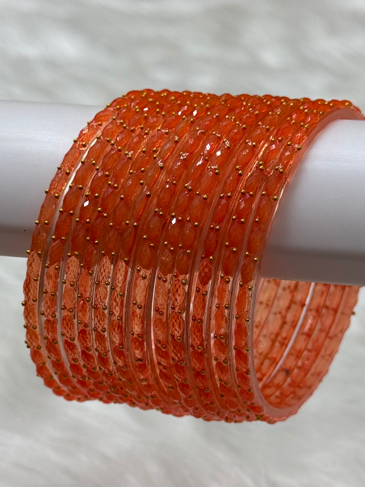RAINDROP GLASS BANGLES PACK OF 12