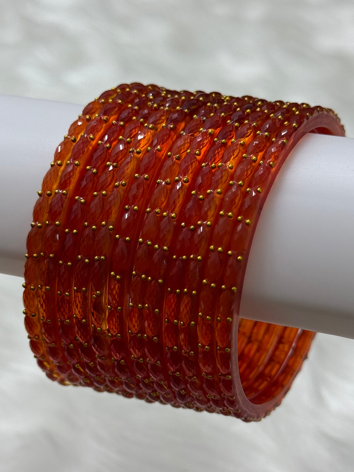 RAINDROP GLASS BANGLES PACK OF 12