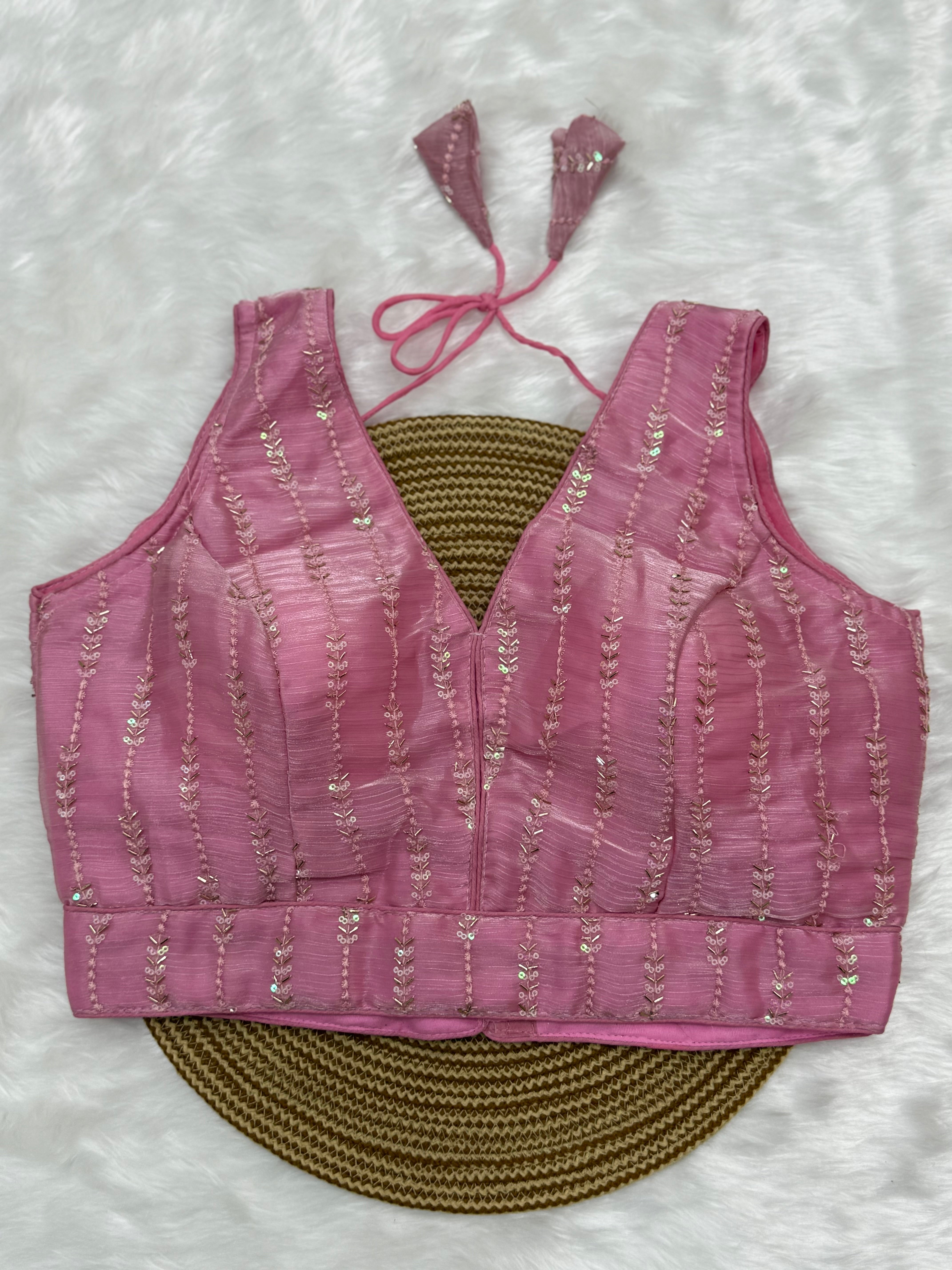FANCY READYMADE SLEEVELESS BLOUSE