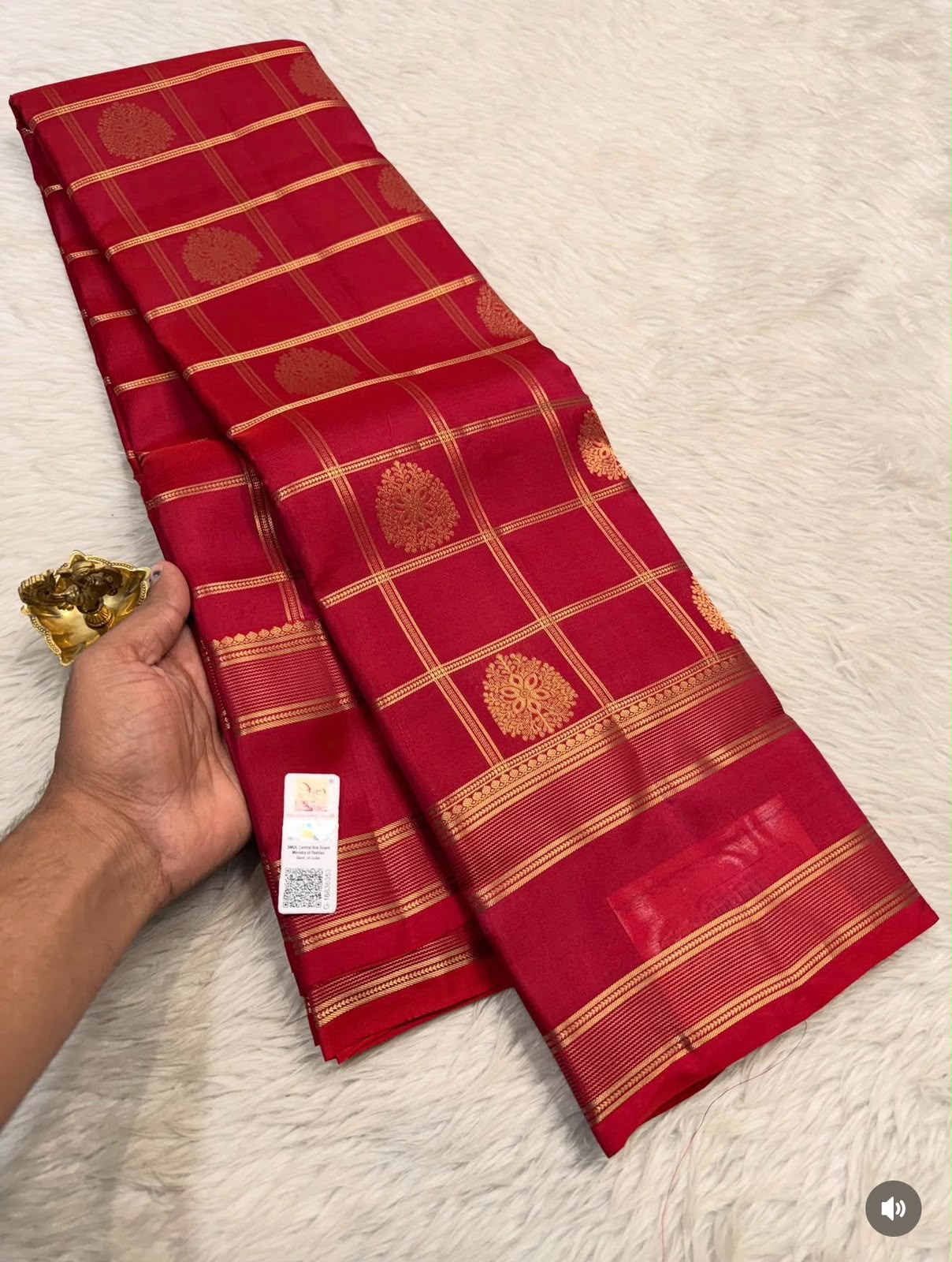 KANCHIPURAM PURE SILK SAREE | SILKMARK® CERTIFIED - RED