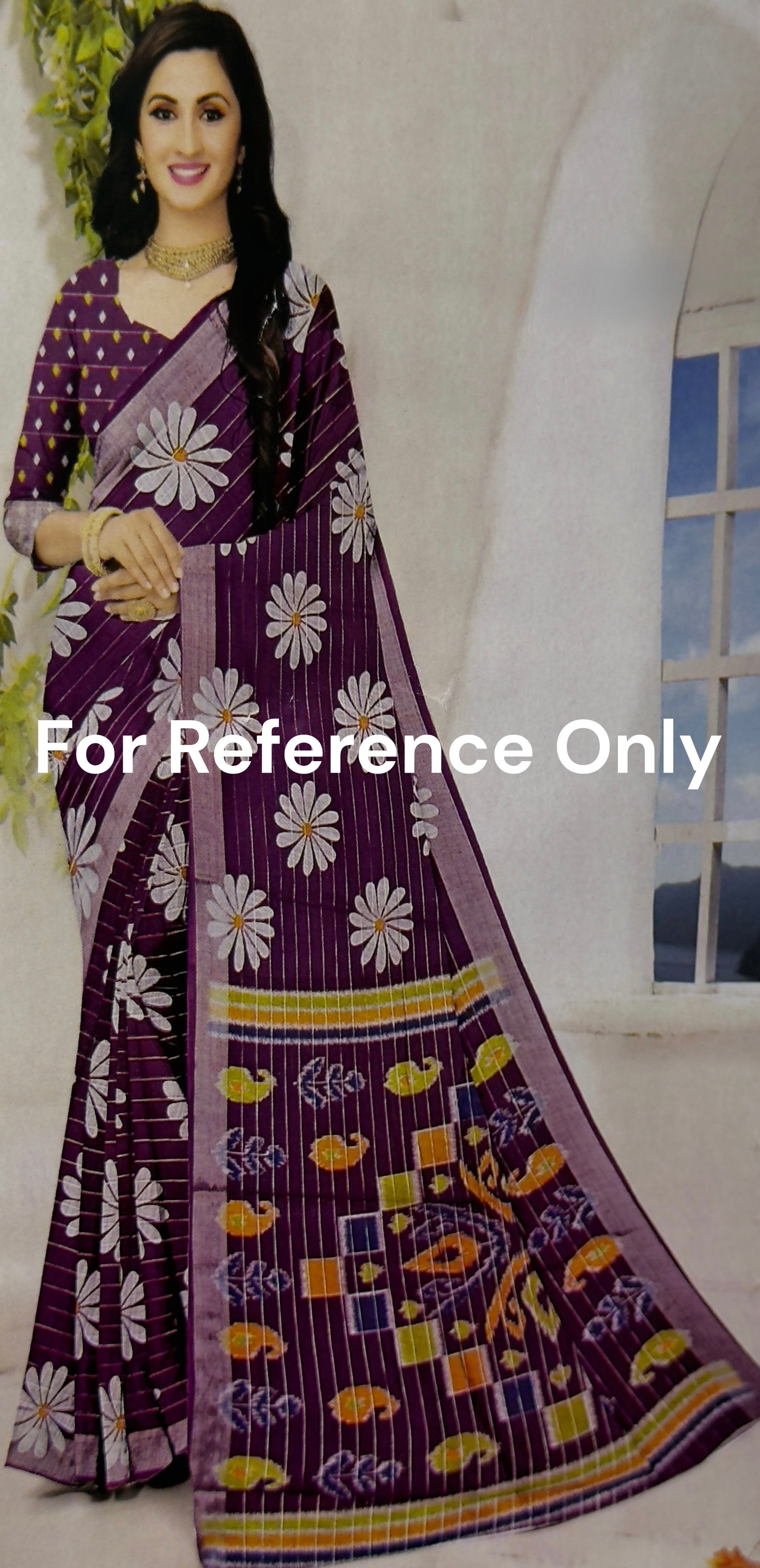 FANCY DOLLA SILK SAREE - RANI PINK