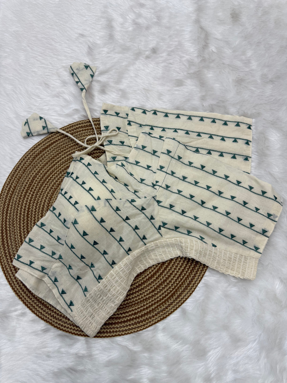 DESIGNER EMBRO WORK BLOUSE - OFF WHITE