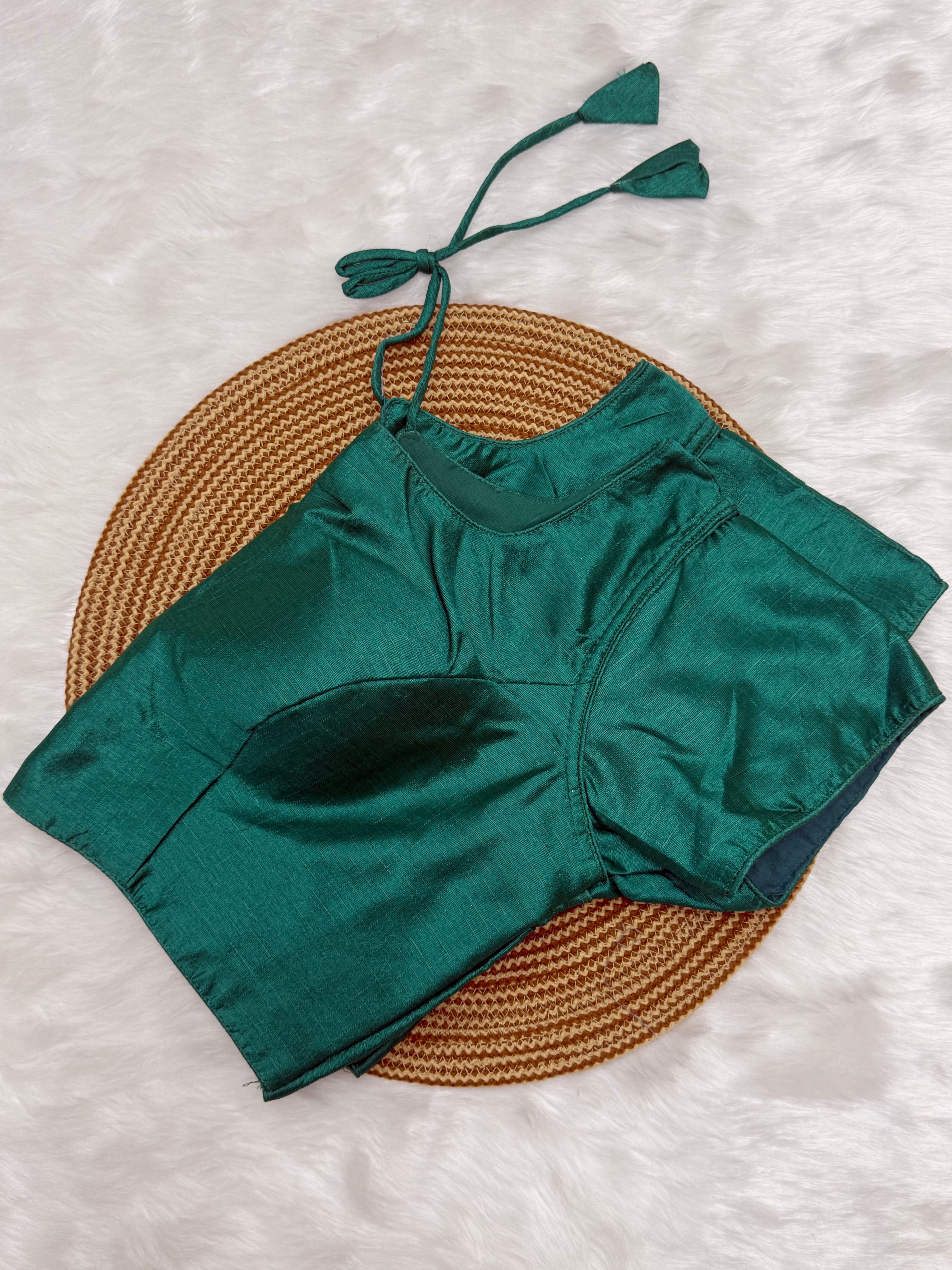 PLAIN READYMADE SAREE BLOUSE
