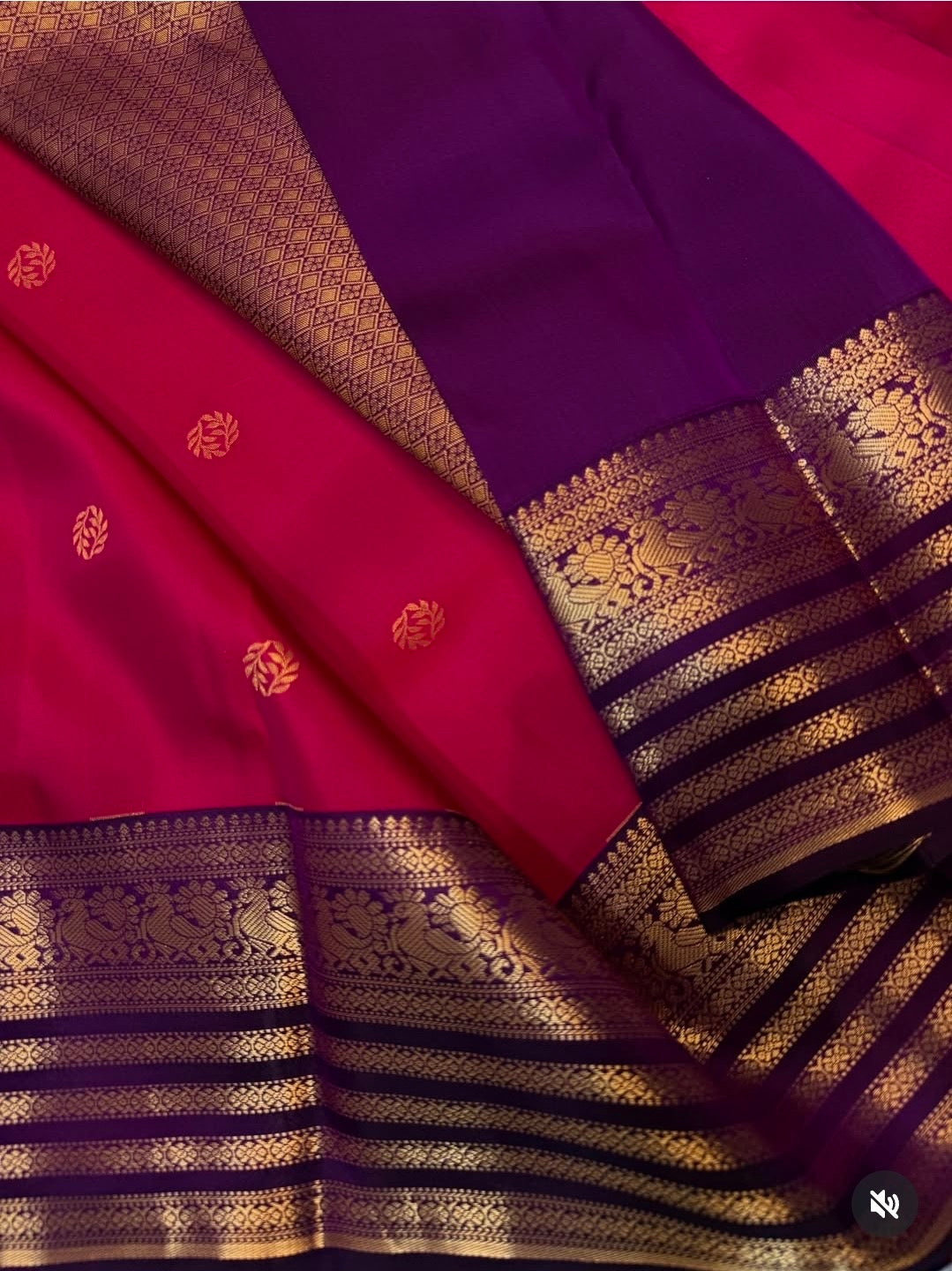 KANCHIPURAM PURE SILK SAREE | SILKMARK® CERTIFIED - DARK FUCHSIA