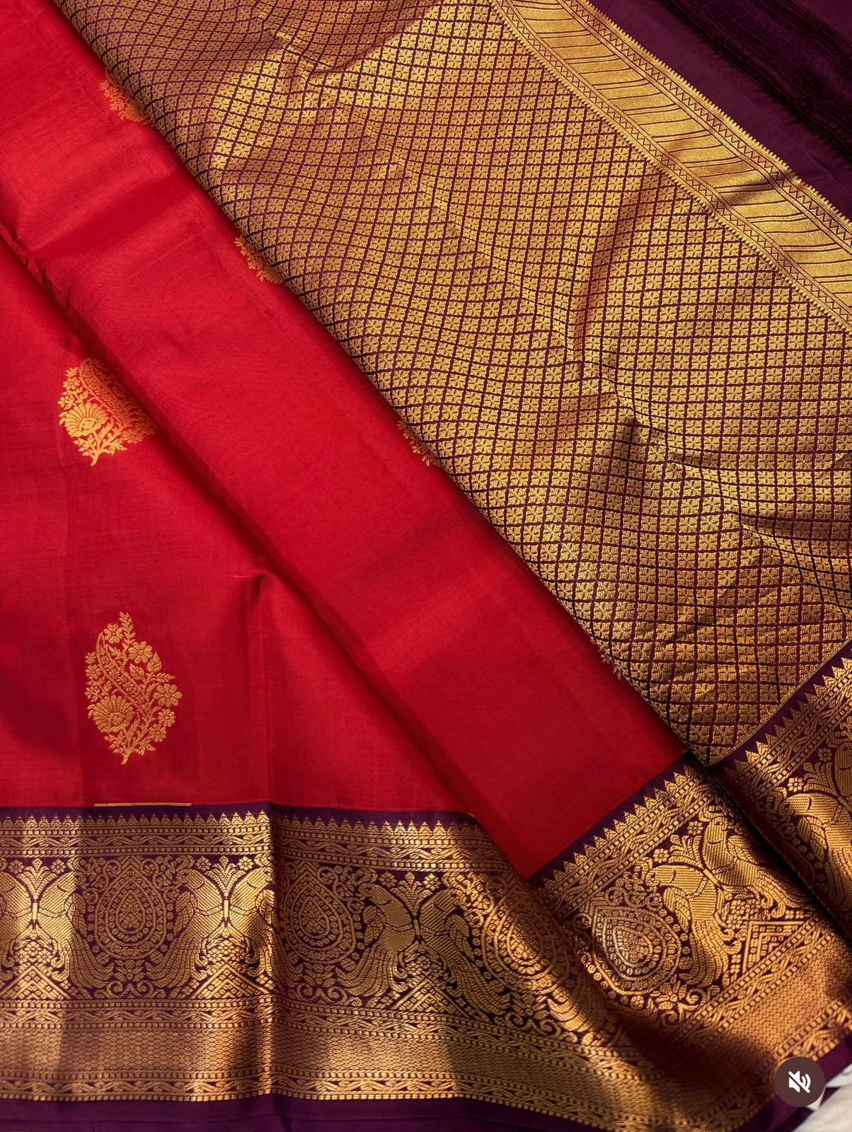 KANCHIPURAM PURE SILK SAREE | SILKMARK® CERTIFIED - BRICK RED