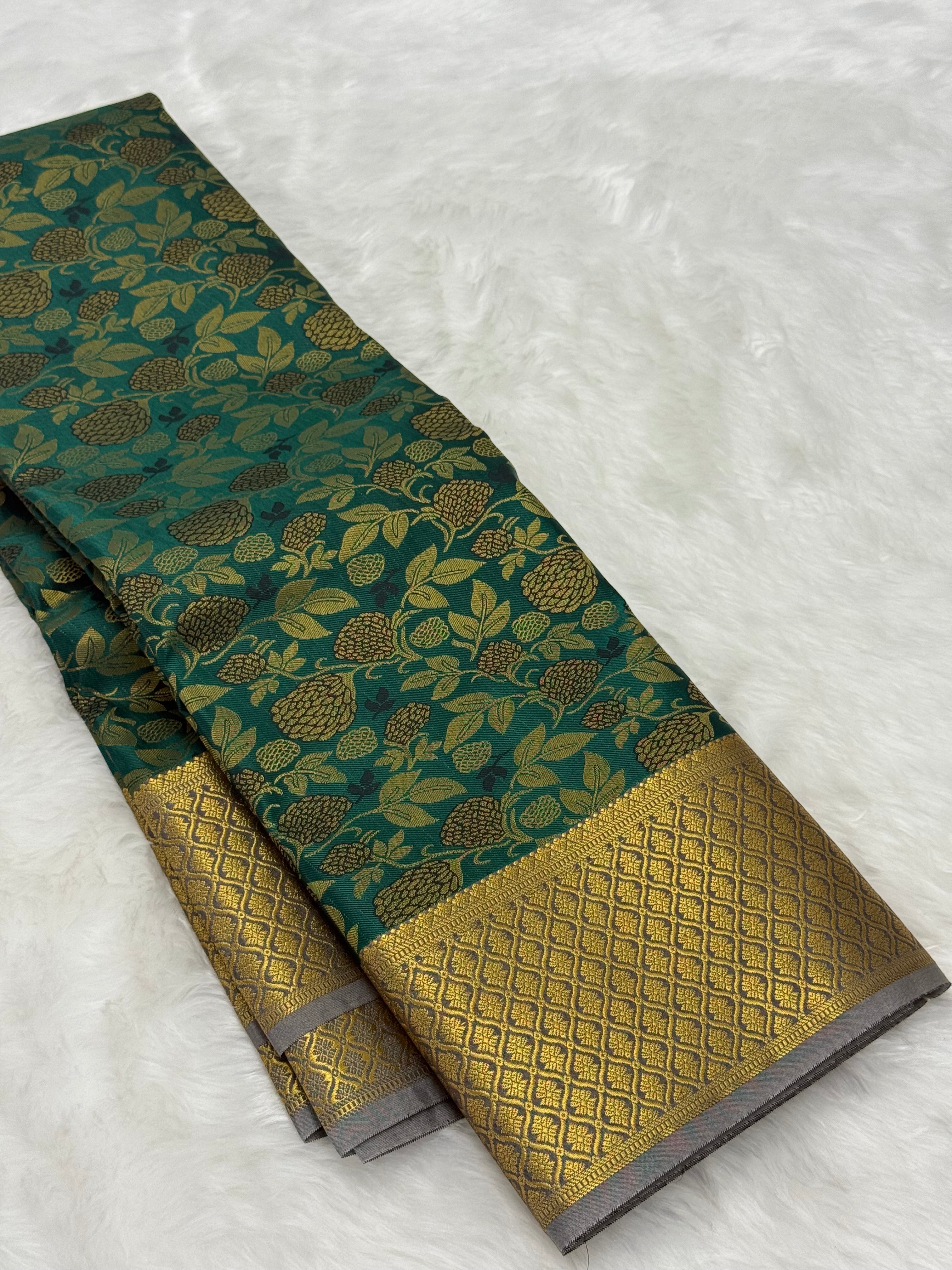 KARUNYA'S SPECIAL PREMIUM SILK SAREE - GREEN