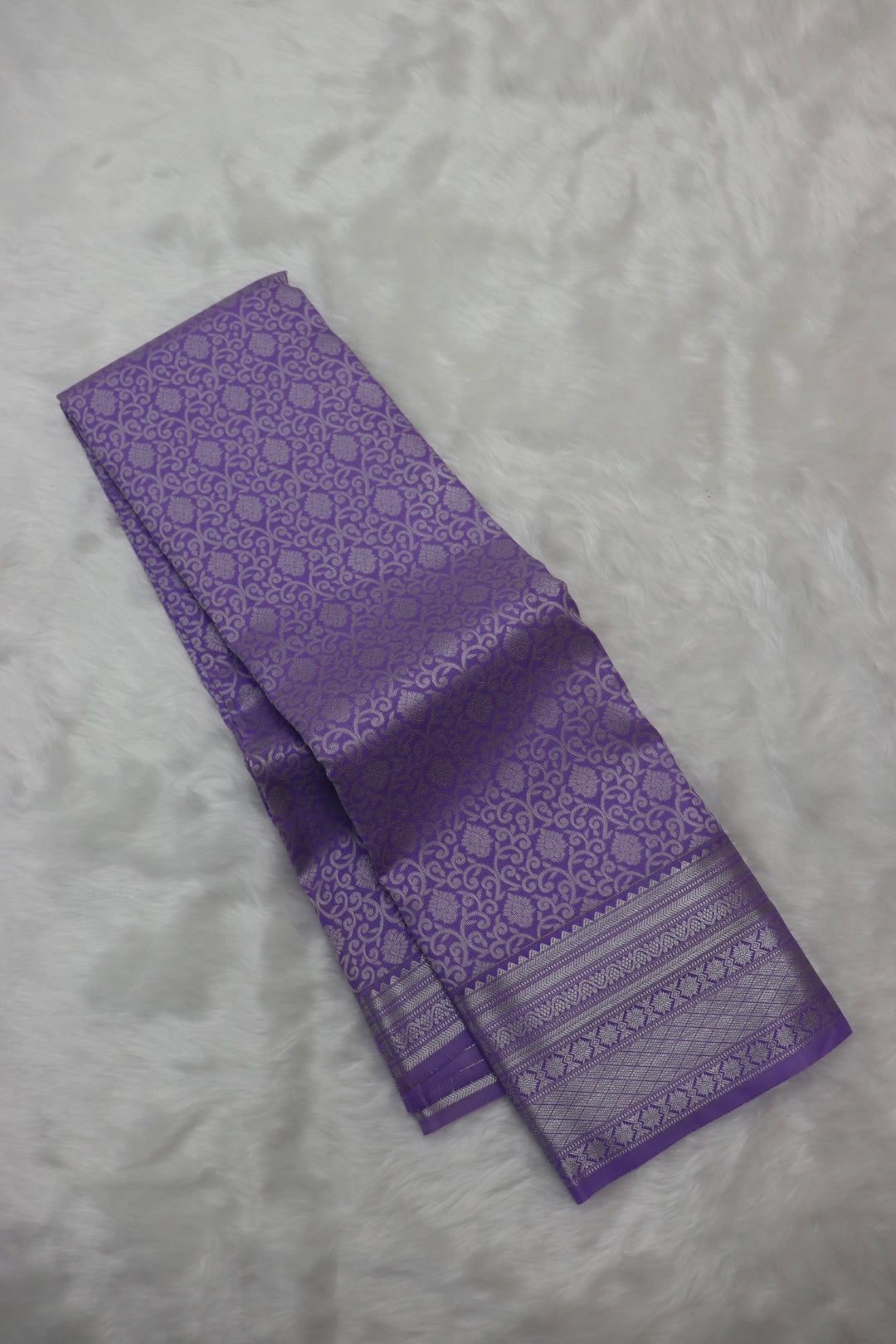 PREMIUM SEMI KANCHI SILK SAREE - LAVENDER