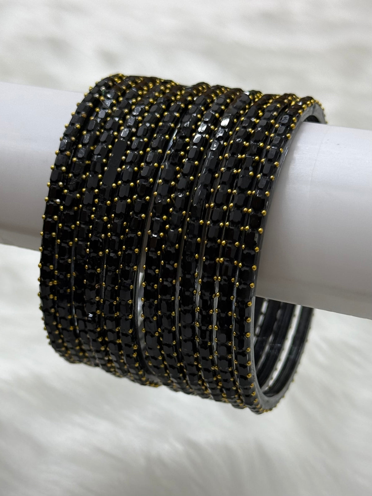PREMIUM RAINDROP GLASS BANGLES PACK OF 12