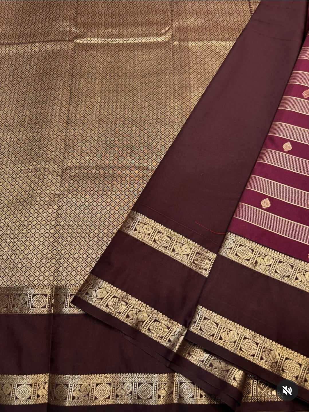 PREMIUM SEMI KANCHI SILK SAREE - BYZANTINE